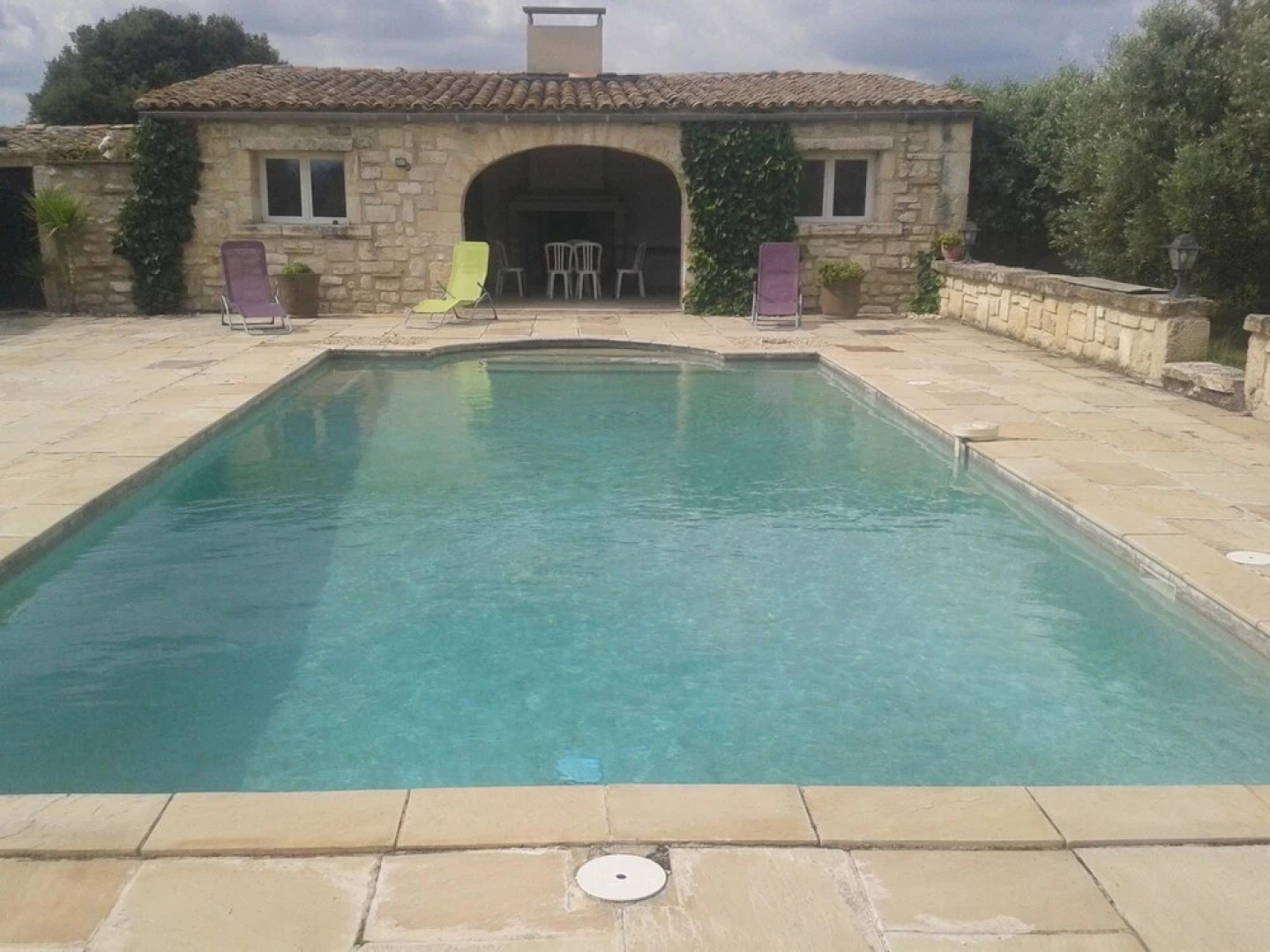 Villa With 2 Bedrooms in Montfrin, With Wonderful sea View, Private Po