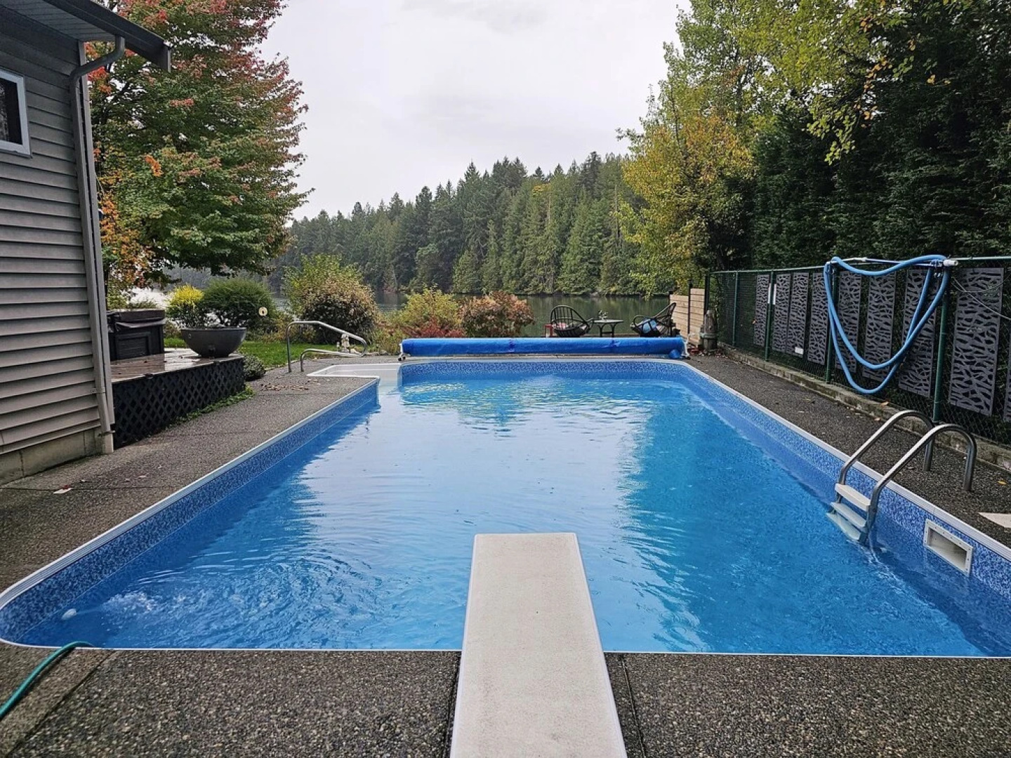 Luxury ocean dock pool villa
