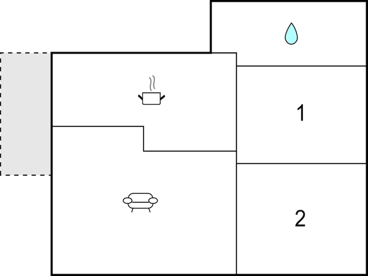 Nice Home in Hestra With 2 Bedrooms