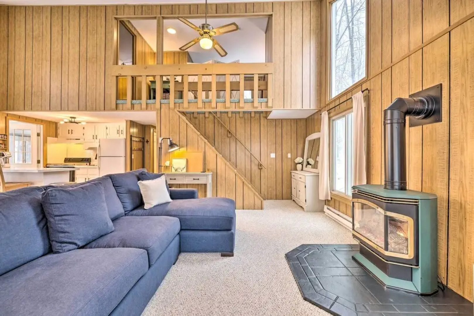 1 Block to Lake: Poconos Getaway w/ Fire Pit!