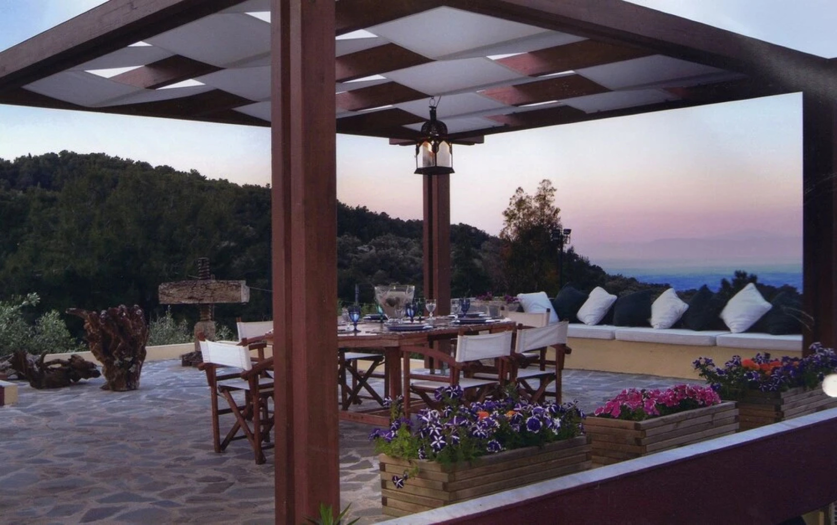 Villa With 6 Bedrooms in Mytilini, With Wonderful sea View, Private Po