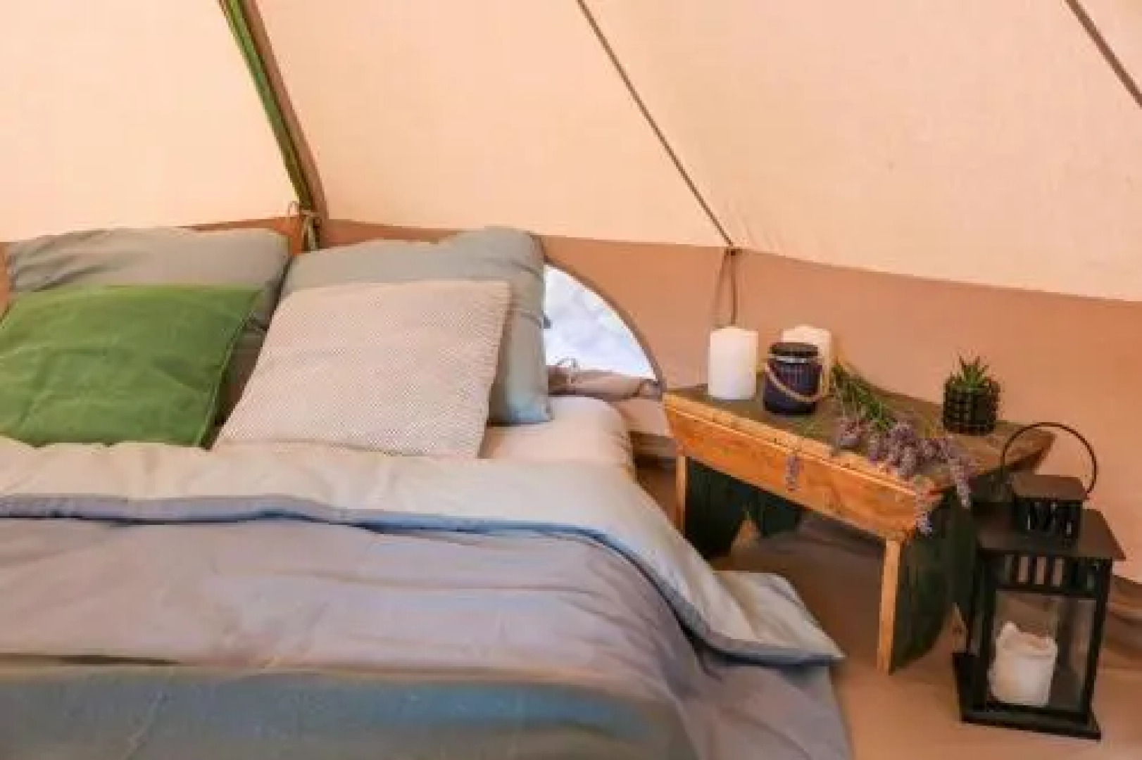 Camp 'Dvor' bell tent accommodation
