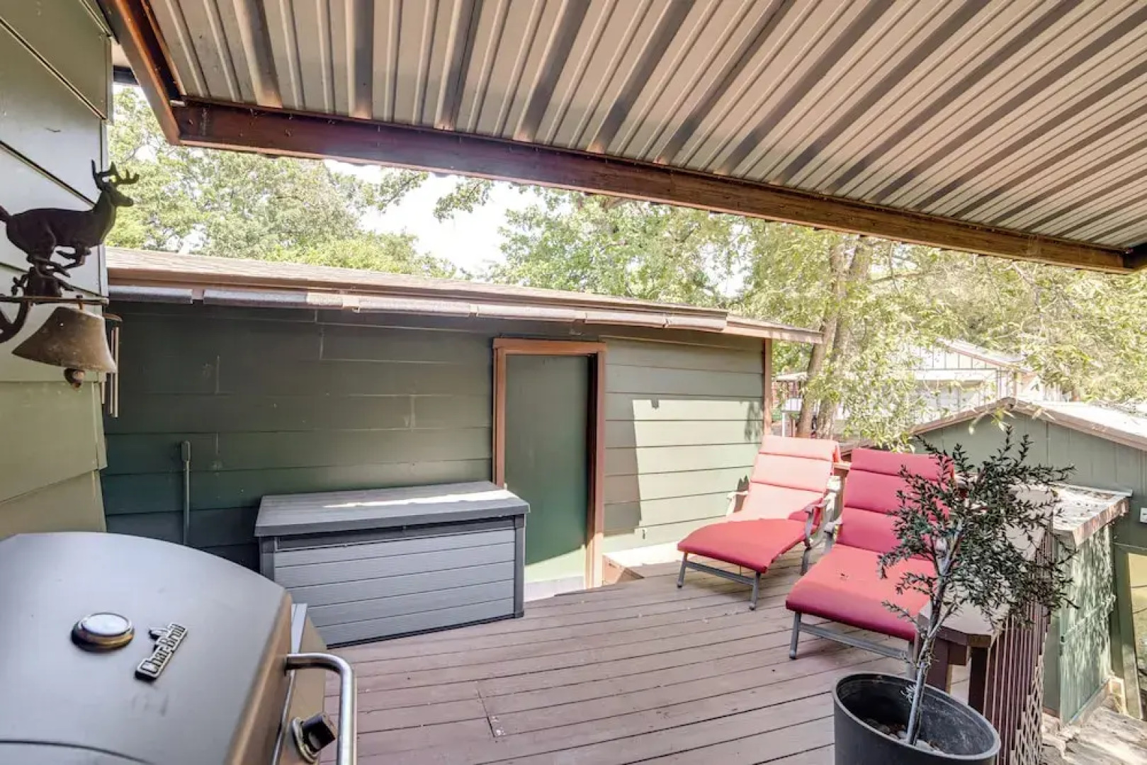 Spacious Deck: Waterfront Home in Gun Barrel City!