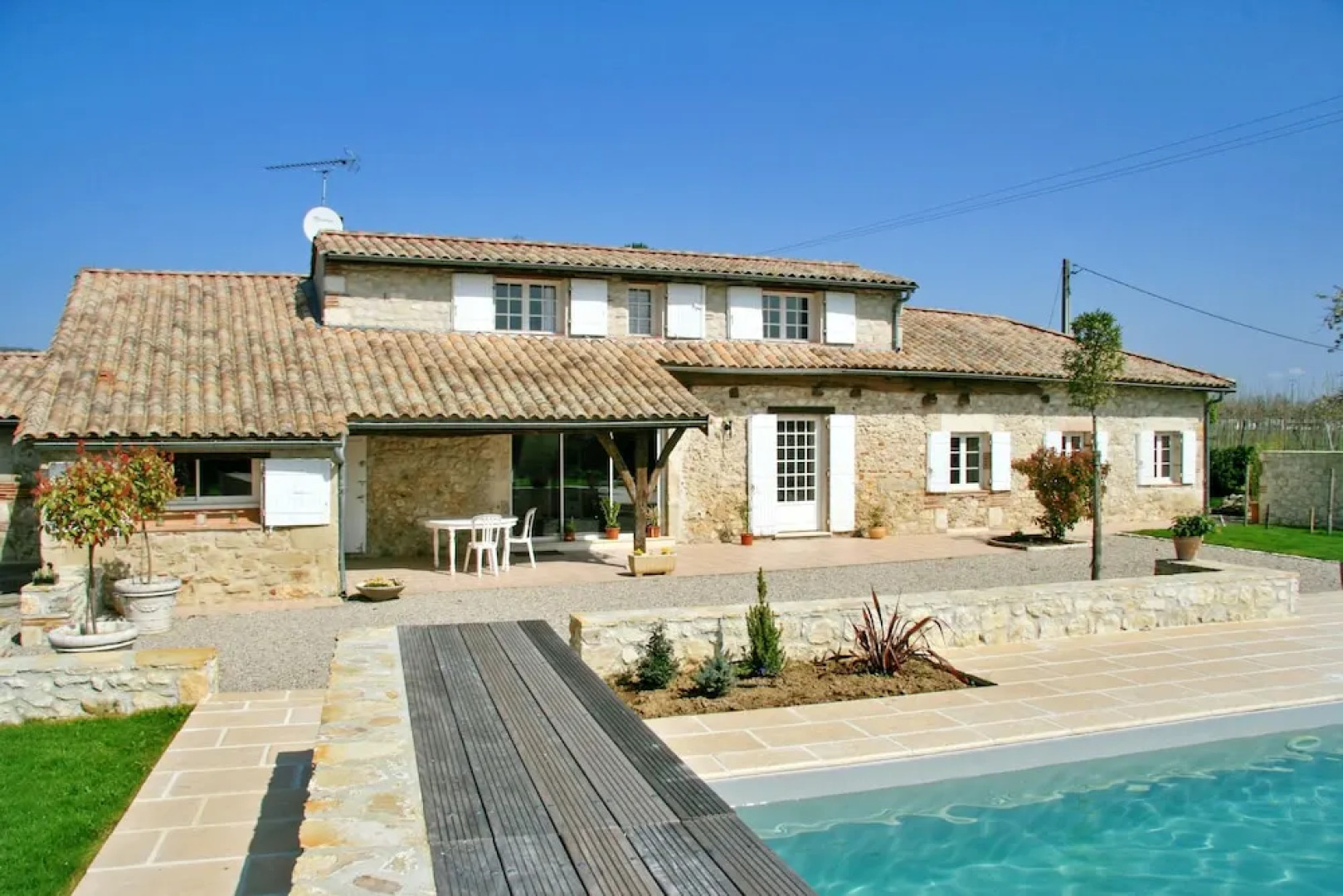 Villa With 4 Bedrooms in Saint Sylvestre sur Lot, With Private Pool an