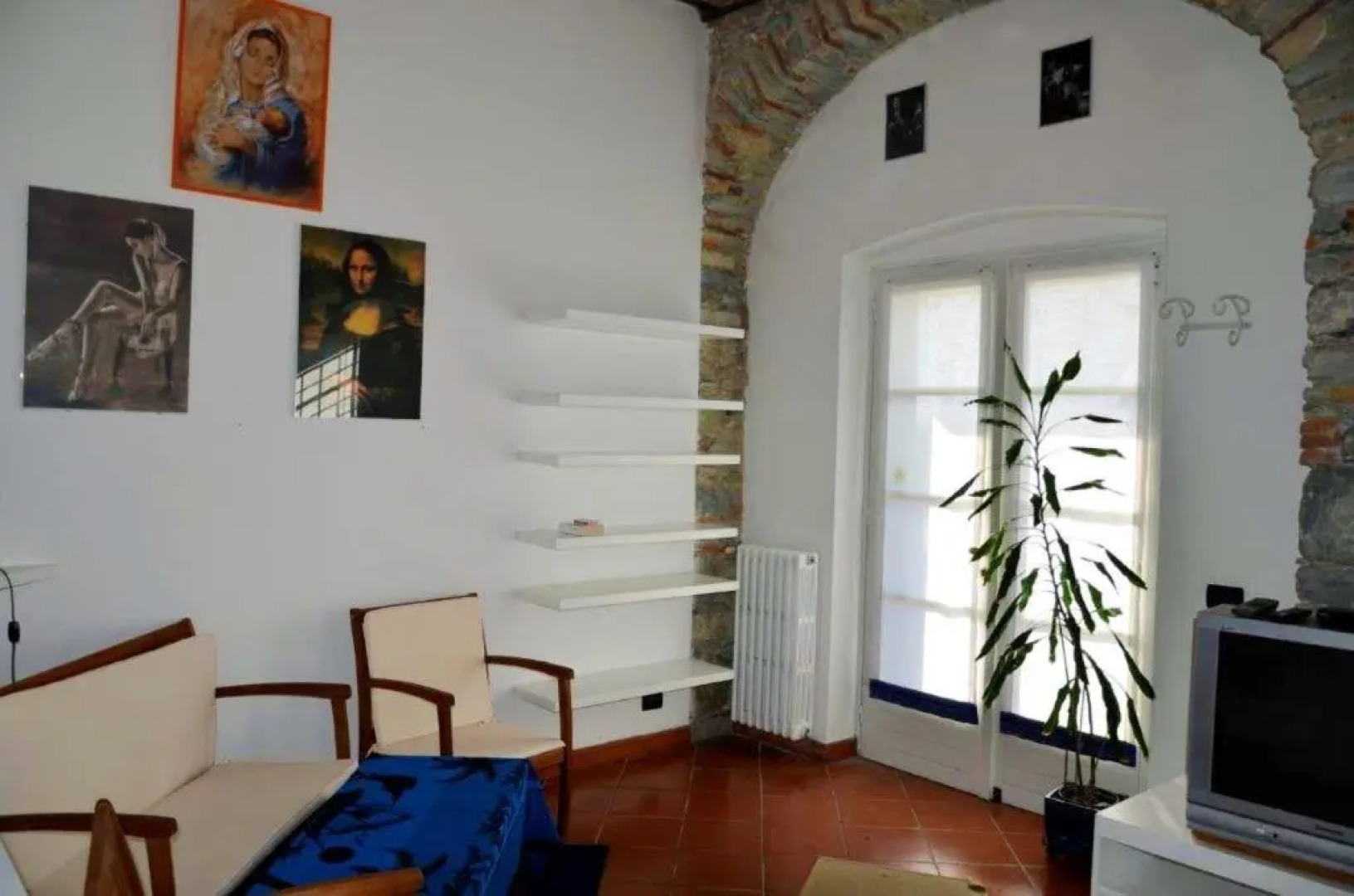 2 bedrooms appartement with sea view shared pool and enclosed garden at Borghetto melara 6 km away from the beach