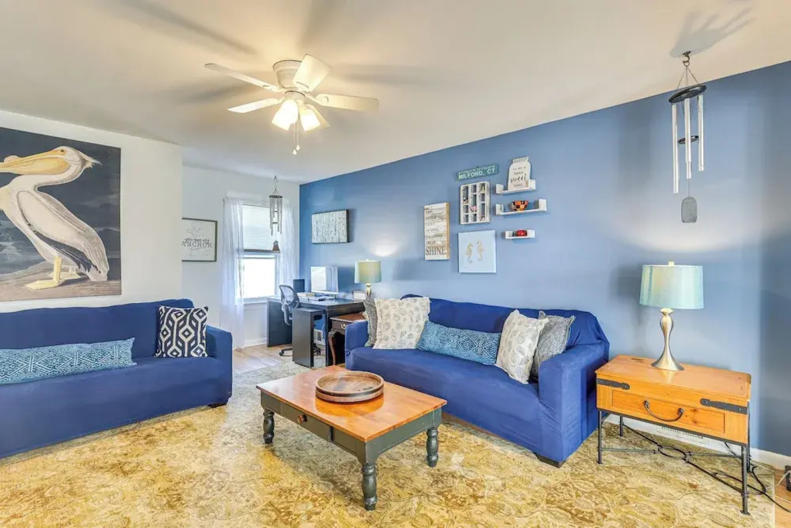 Beachfront, Dog-friendly Milford Getaway w/ Yard!