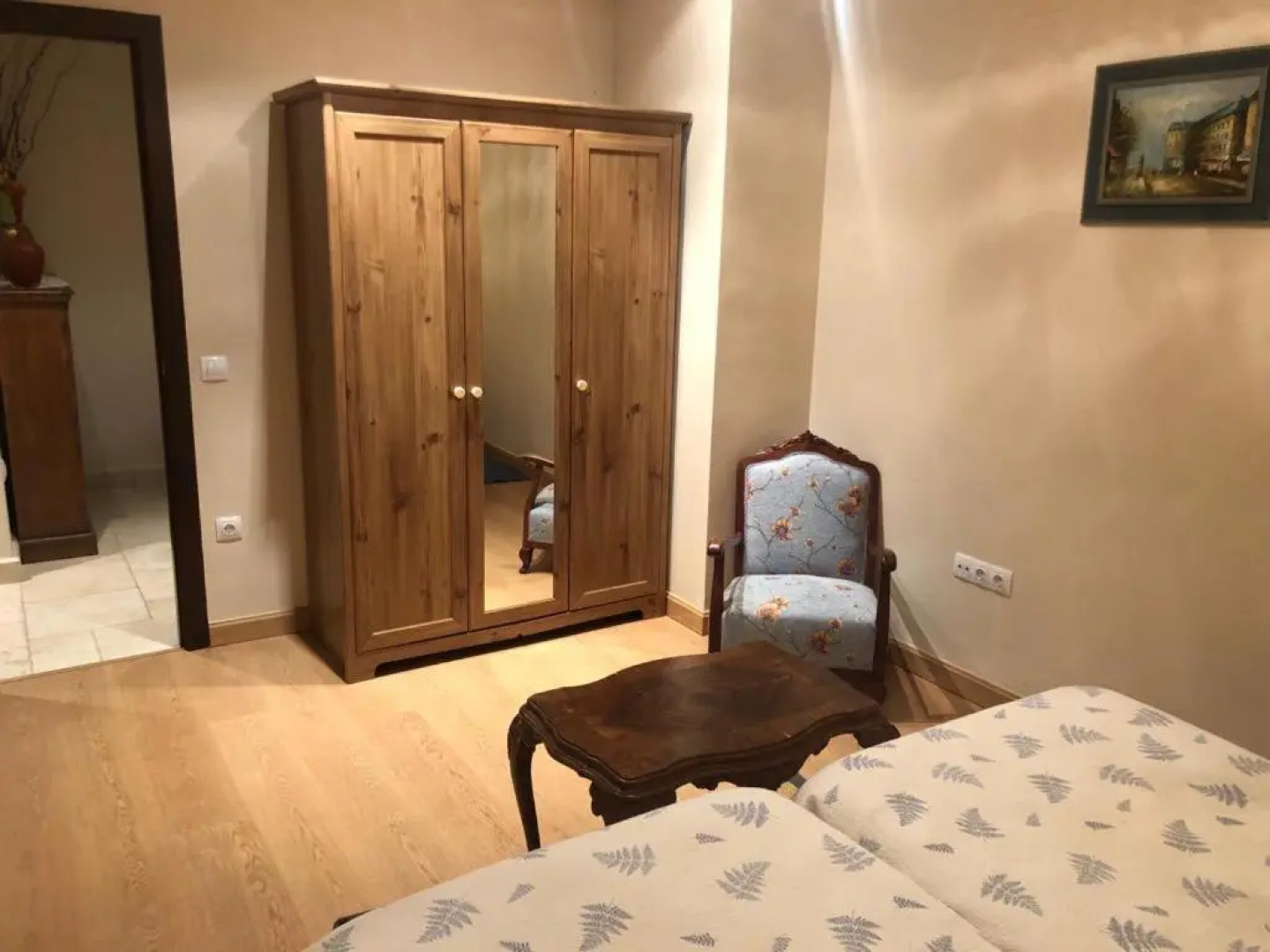 Apartamento con jardin