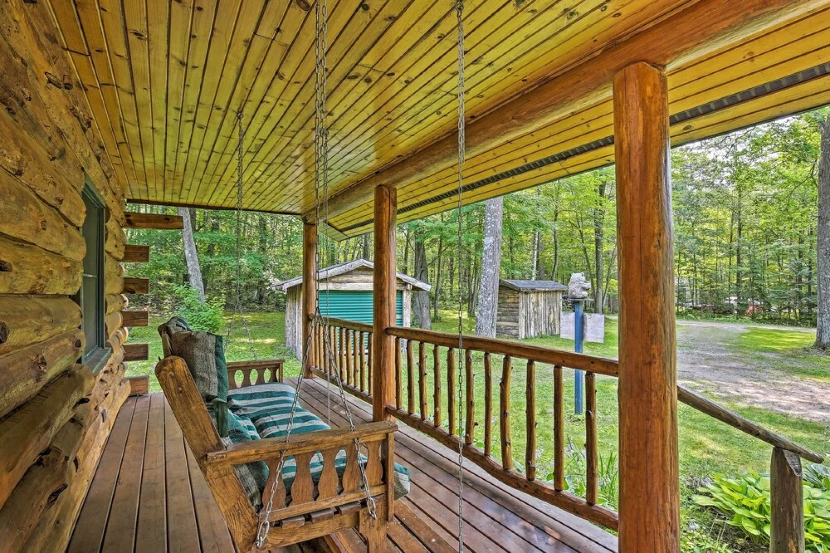 Scenic Cabin on 2 Acres Near Lake Holcombe Marina!