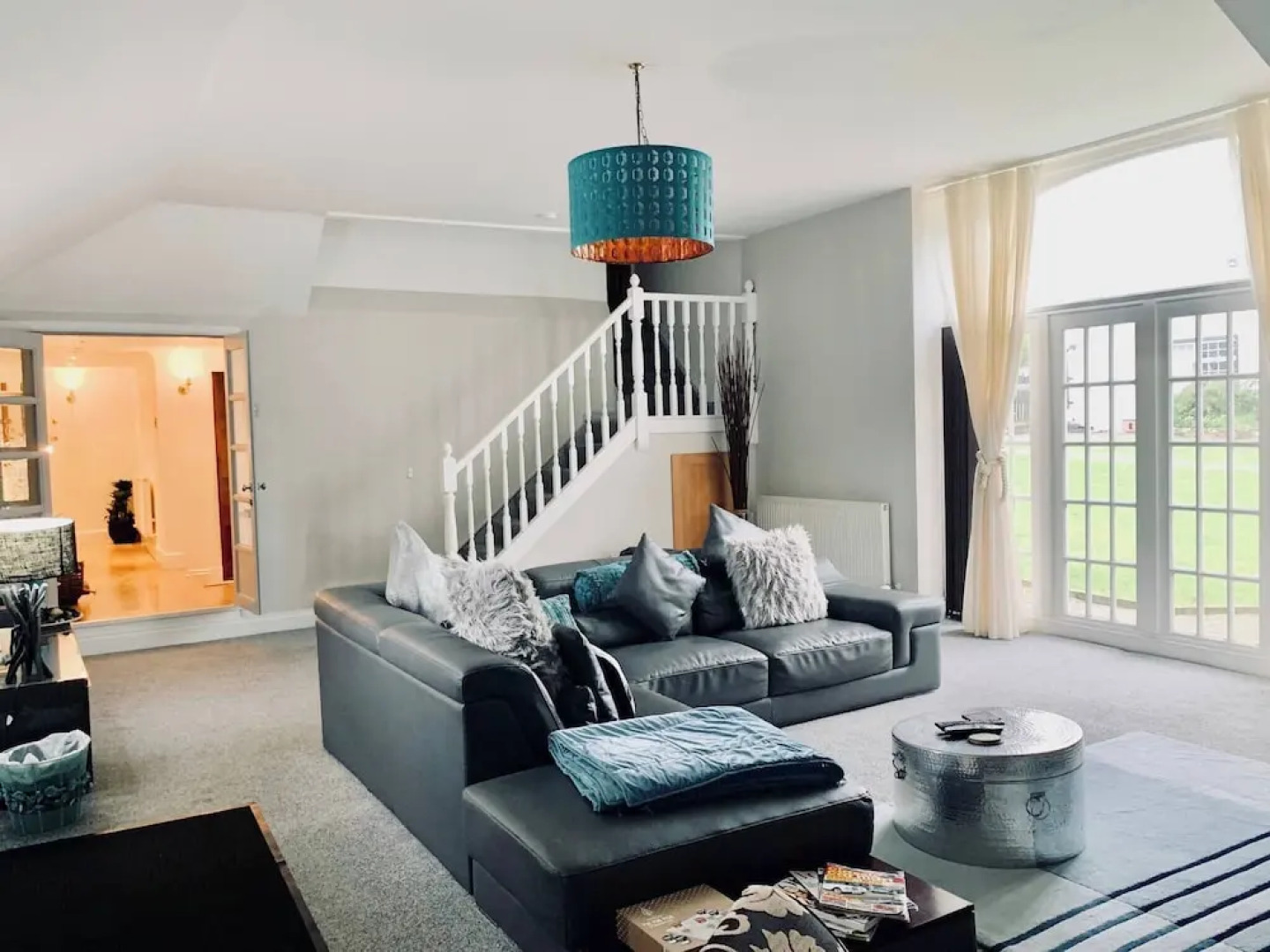 Central Scotland Country Side With Outdoor Bbq Hut