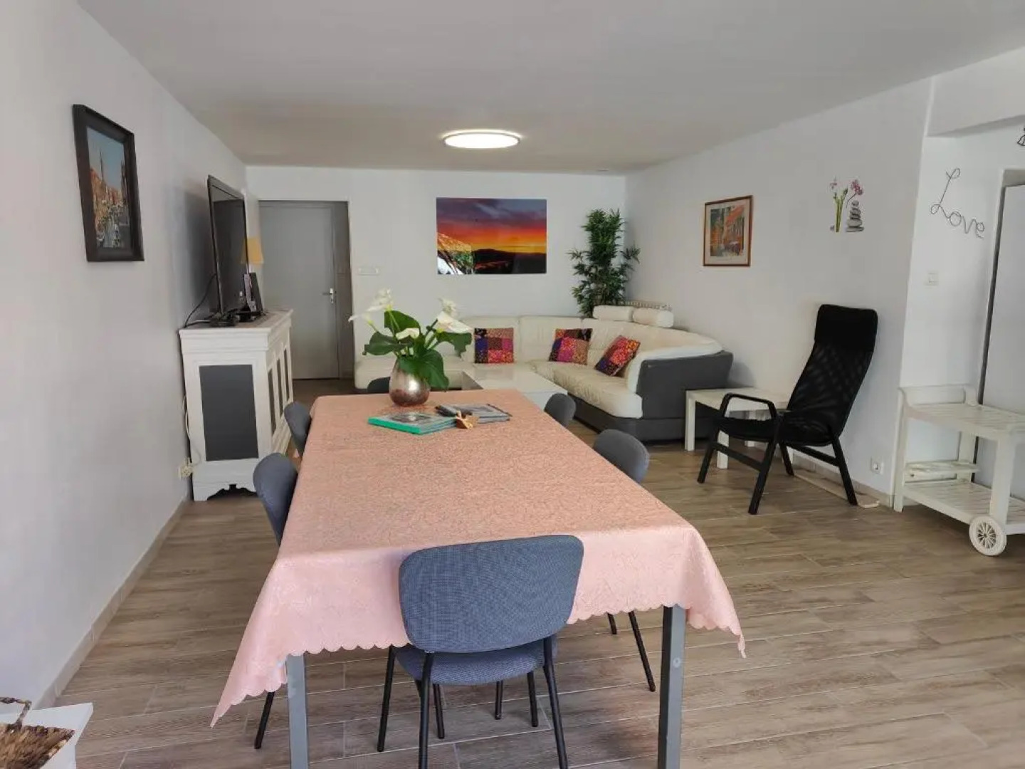 Studio hyper équipé à 150m d'une plage de sable fin grande terrasse presqu'île de charme