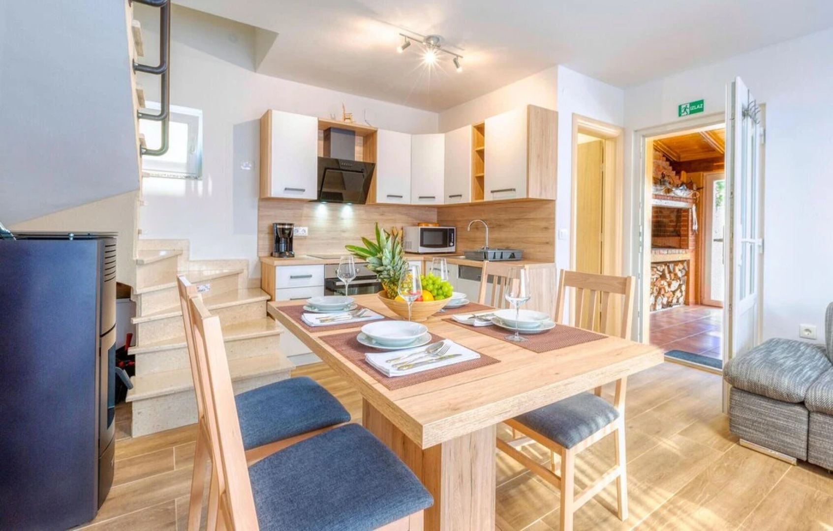 Nice Home in Smiljan With Sauna, Wifi and Outdoor Swimming Pool