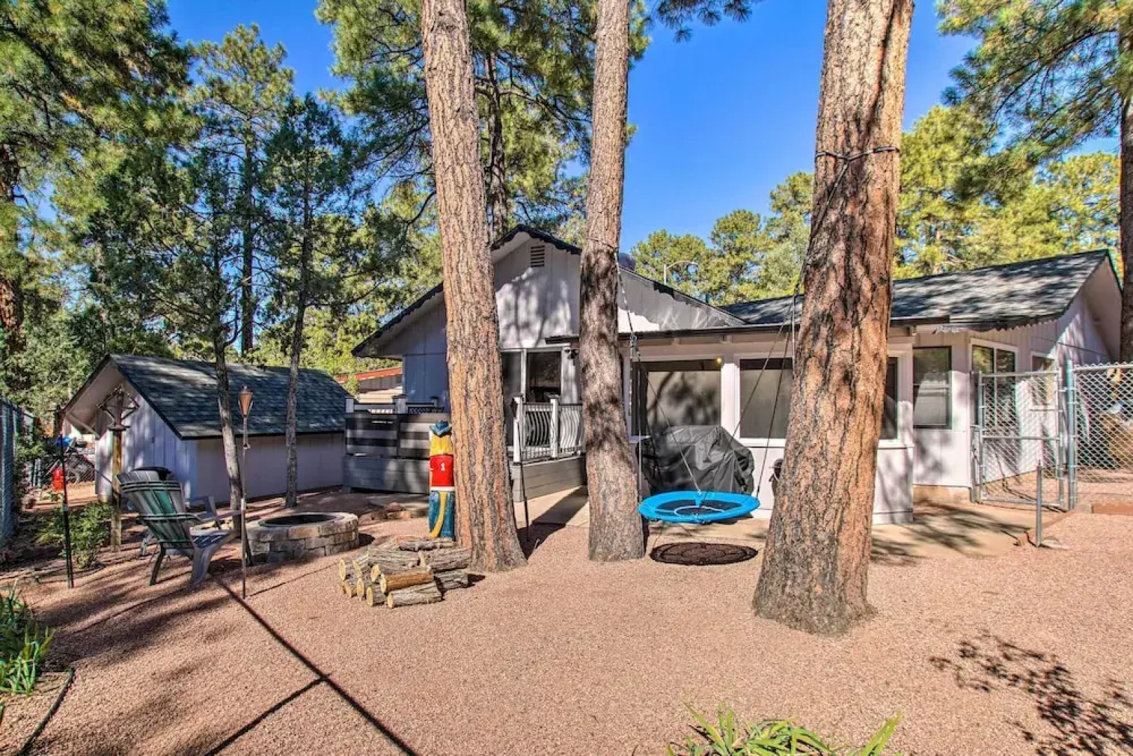 Peaceful Deck + Fire Pit: Payson Home!