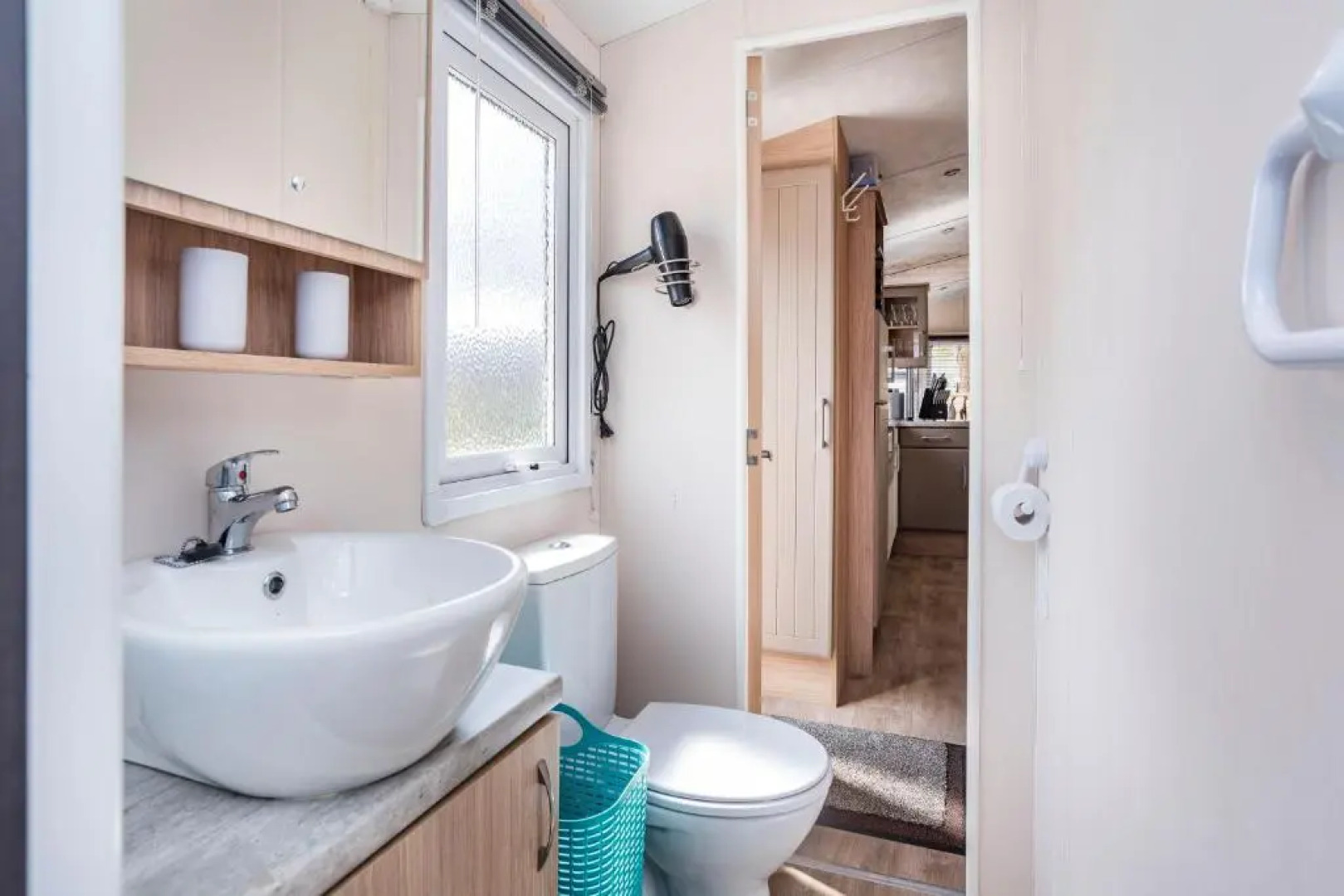 Chalet it Pompebled met wasmachine en droger en zwembad op camping