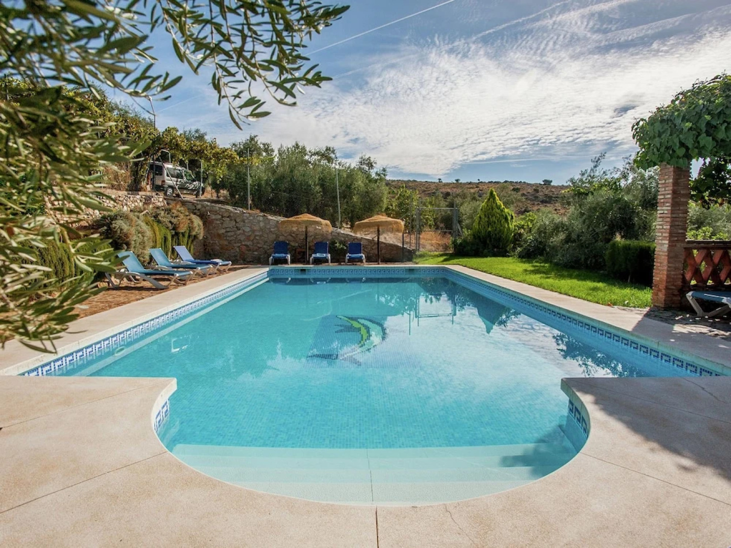 Rustic Cottage in Rute With Swimming Pool