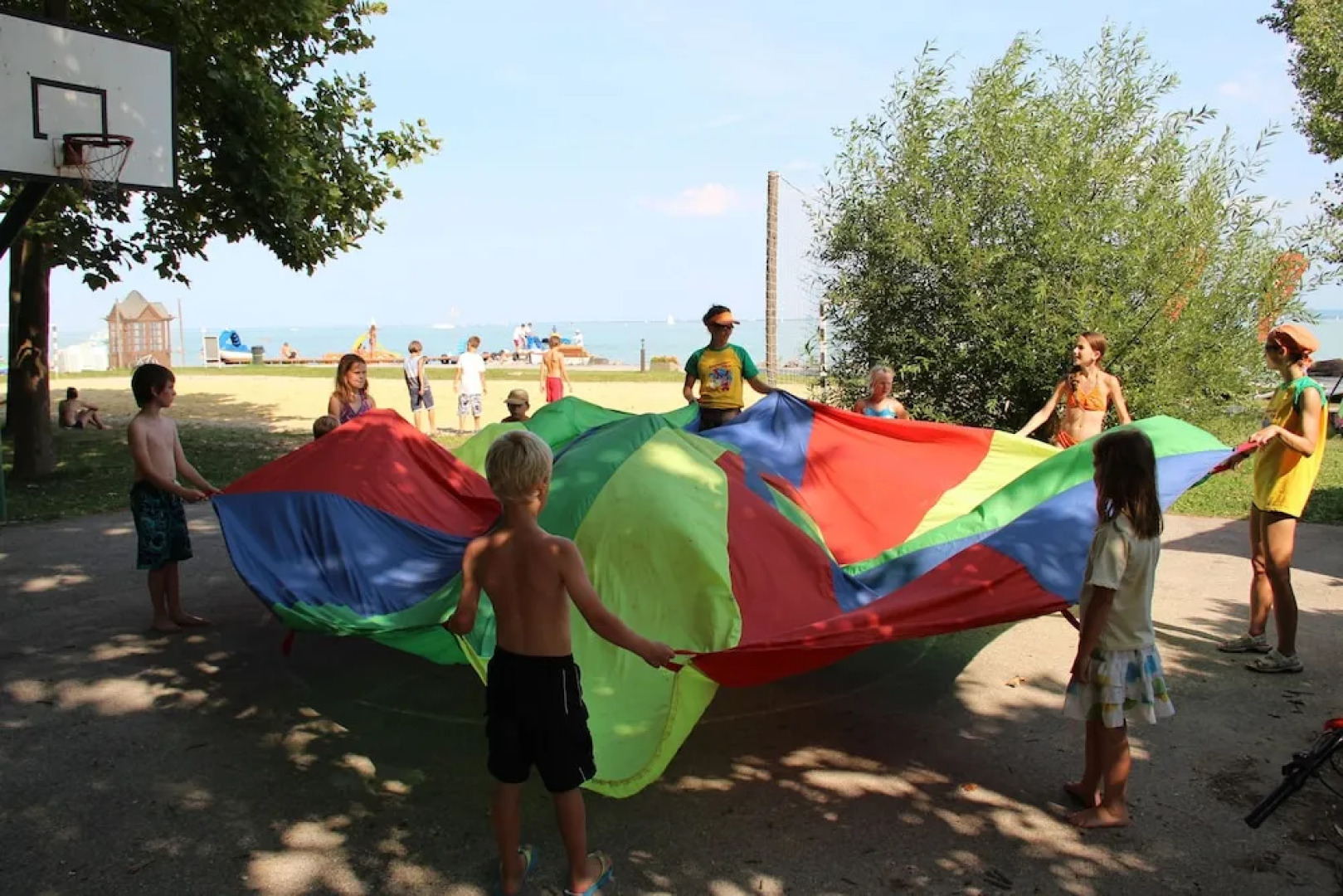 Happy Camp mobile homes in Füred Camping