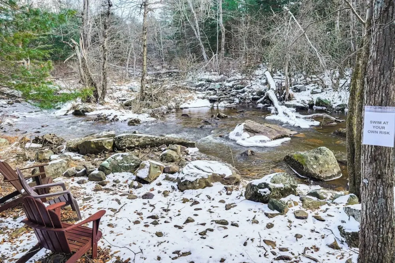 Creek Access & Deck: Family Pocono Pines Cottage