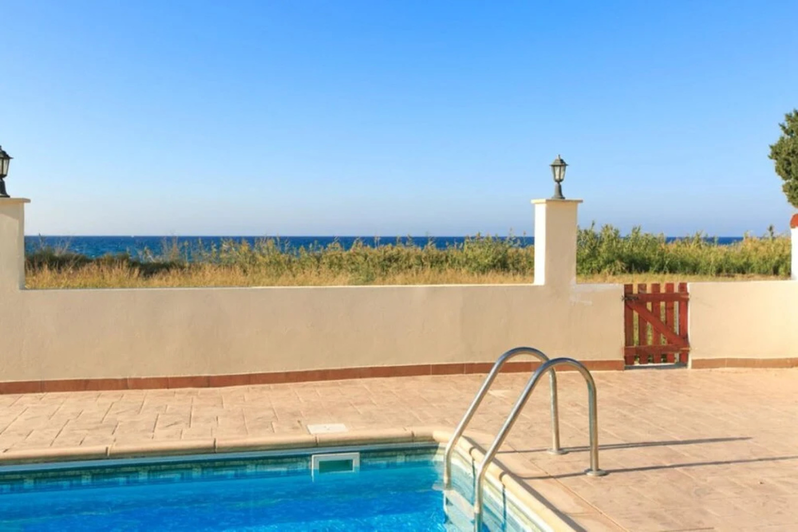 Achilles Beach Villa Thio Large Private Pool Walk to Beach Sea Views A C Wifi Car Not Required - 2110