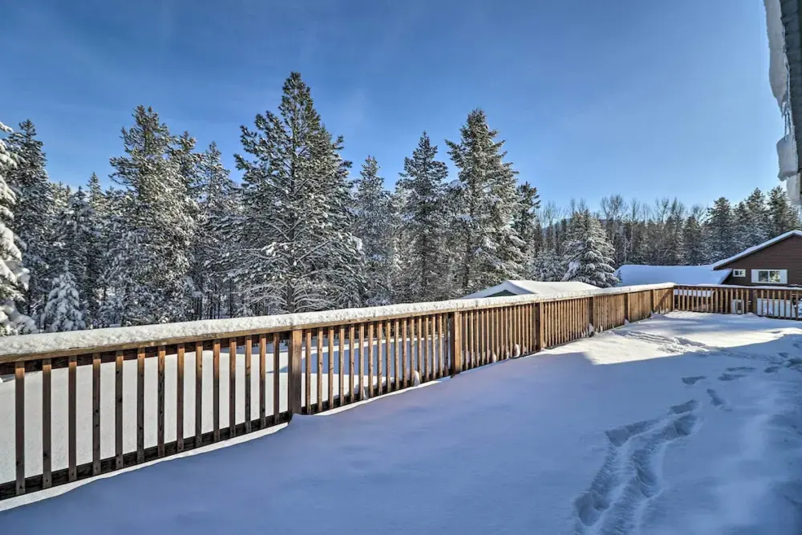 Scenic Forest Lodge Outside Glacier National Park!