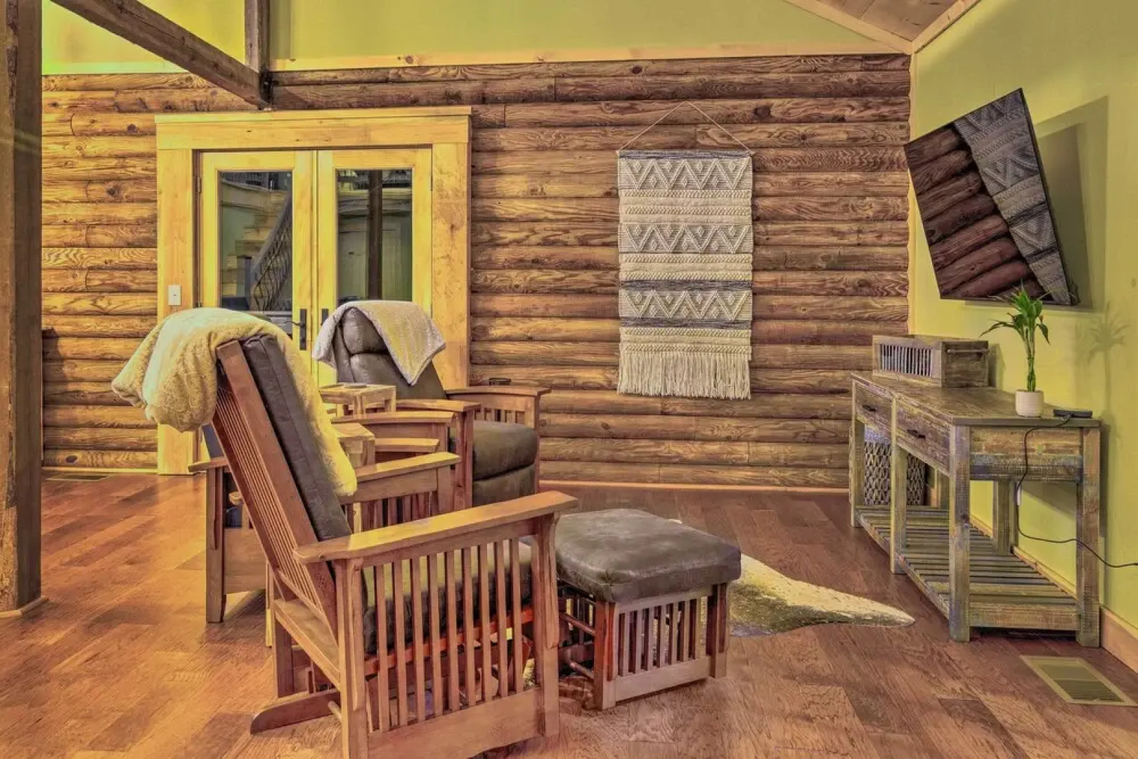 Deck & Views: Hendersonville Cabin, Roads Are Open