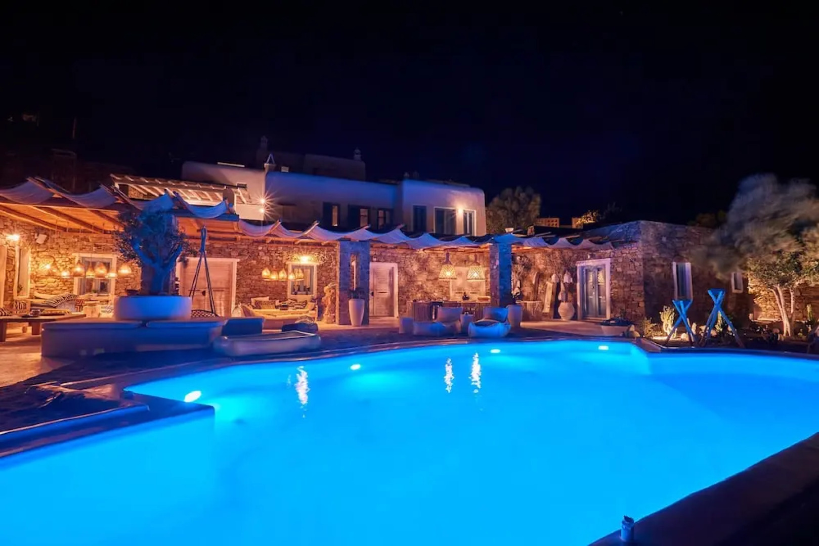 Villa With 6 Bedrooms in Mikonos, With Wonderful sea View, Private Poo