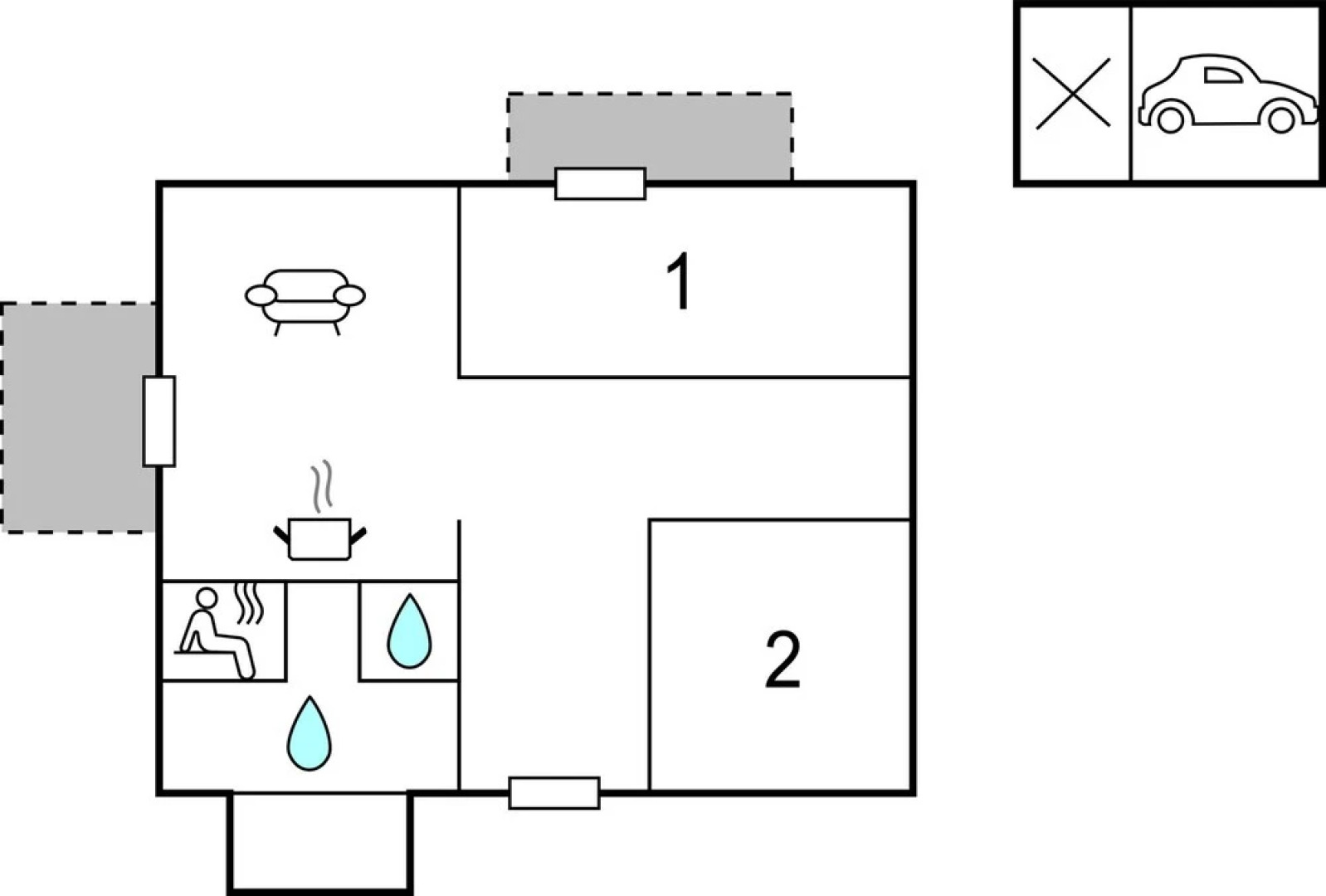 Awesome Apartment in Oppdal With Sauna, Wifi and 2 Bedrooms