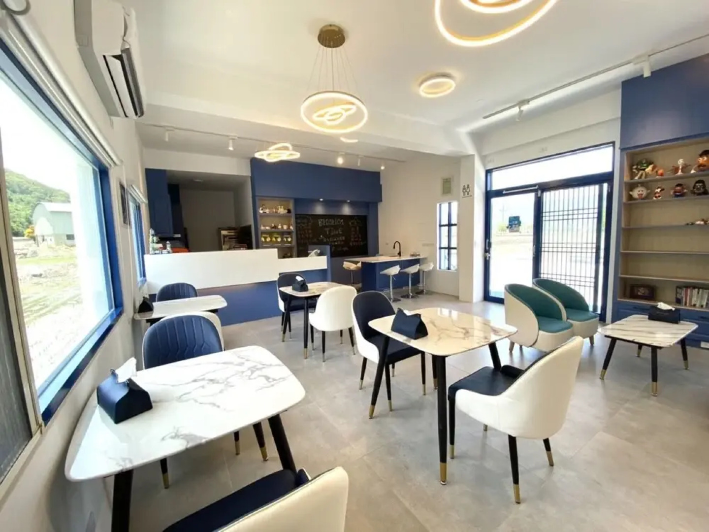 Blue and White Holiday B&B