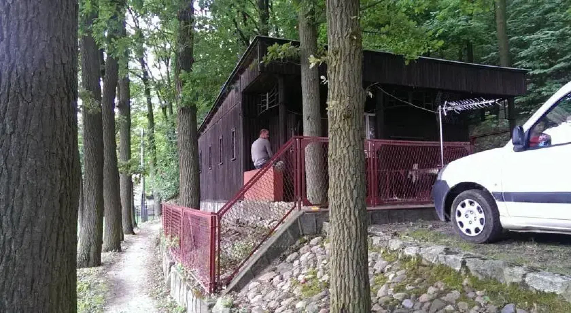 Domek nad jeziorem w Więcborku