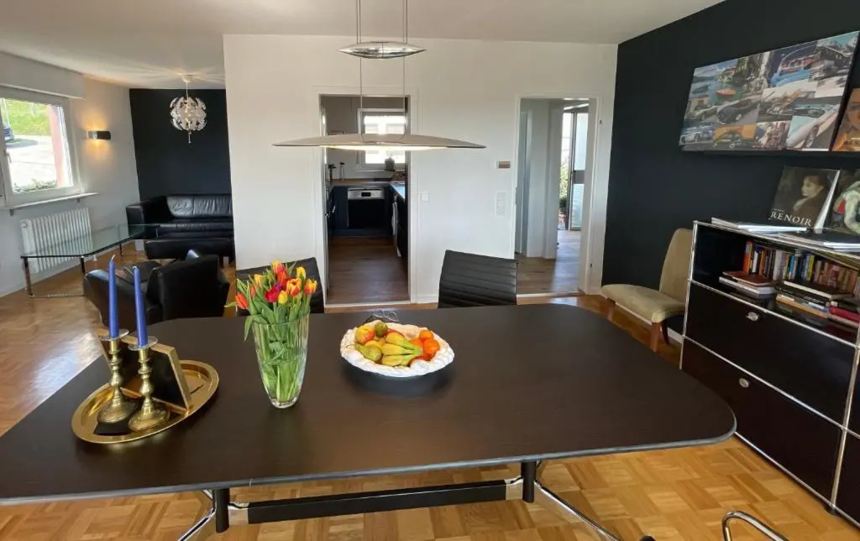 Appartement Region Esslingen - Nähe Messe - Flughafen - Stuttgart - Wohnen und Arbeiten auf Zeit in 120m2 Wohlfühlatmosphäre - ab 3 Übernachtungen - geeignet für 4 Personen - Beistellbett möglich - Kinder und Tiere willkommen - Garage für e-bikes