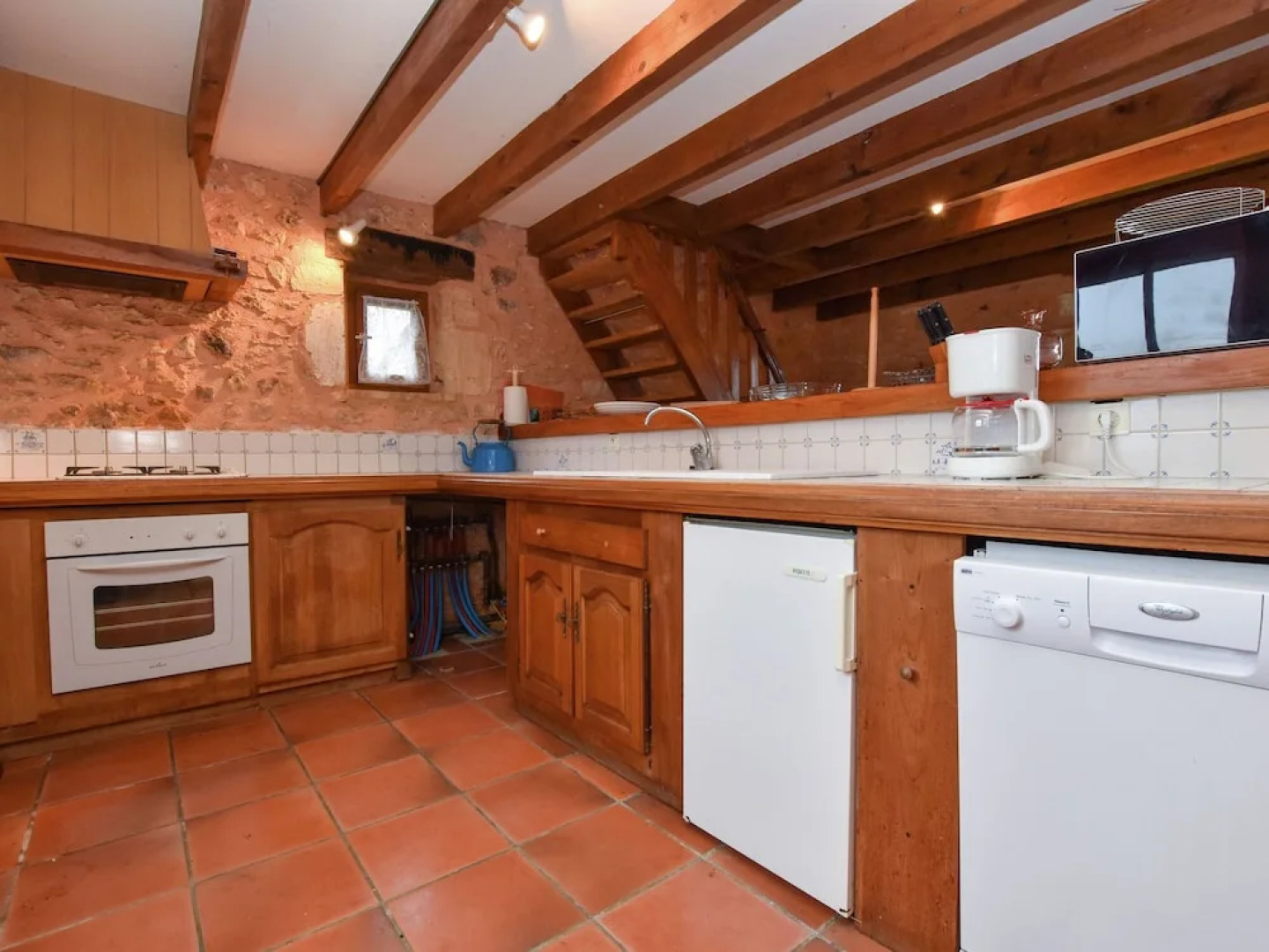 Lovely holiday home in Biron with fenced swimming pool