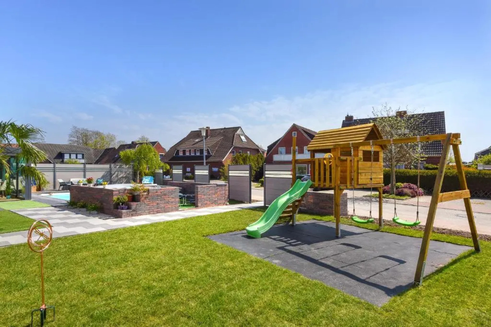 Ferienwohnung Haus zum Seehund mit Pool