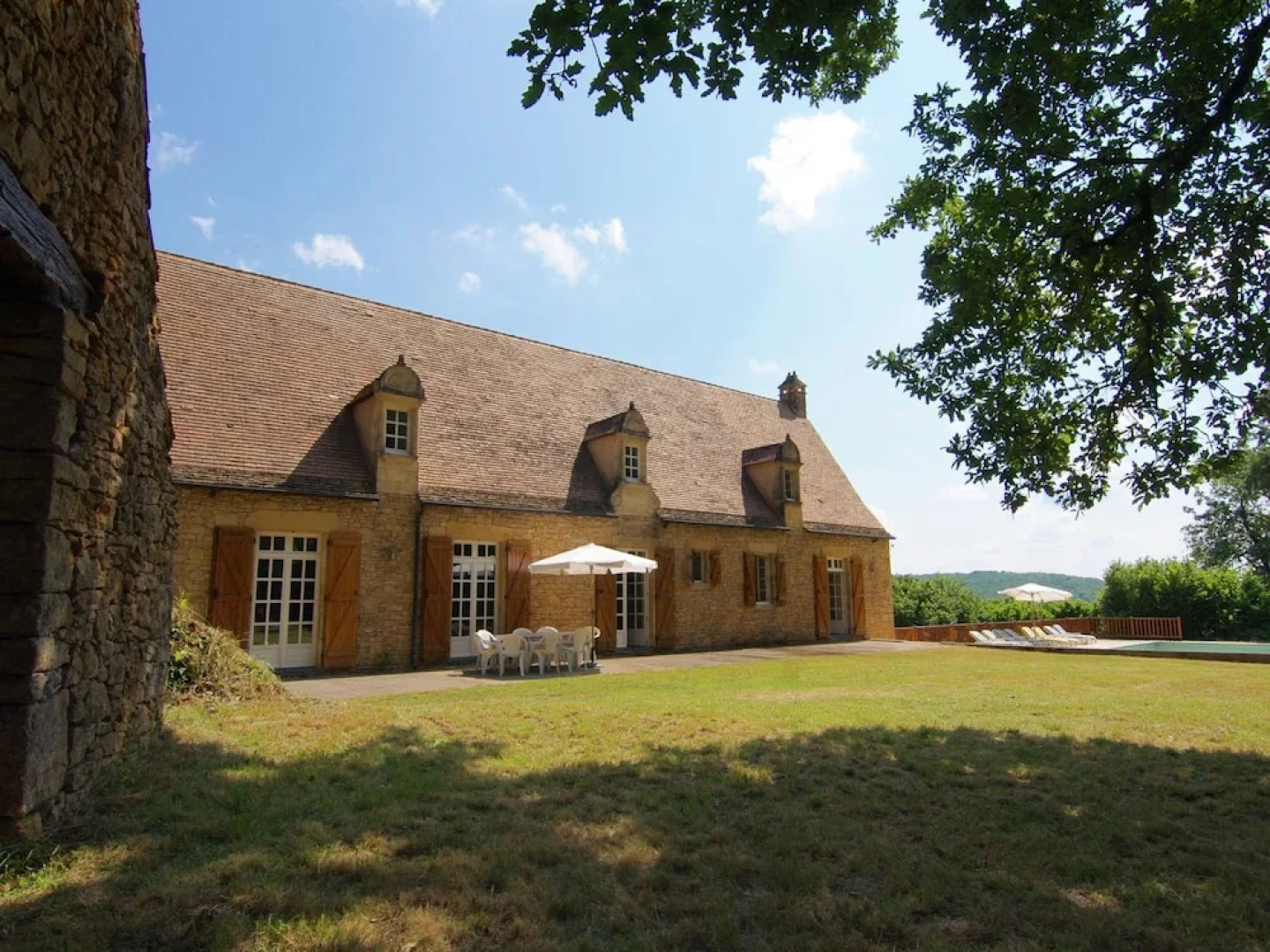 Large Country House With Private Pool and a Nice View Over a Green Landscape