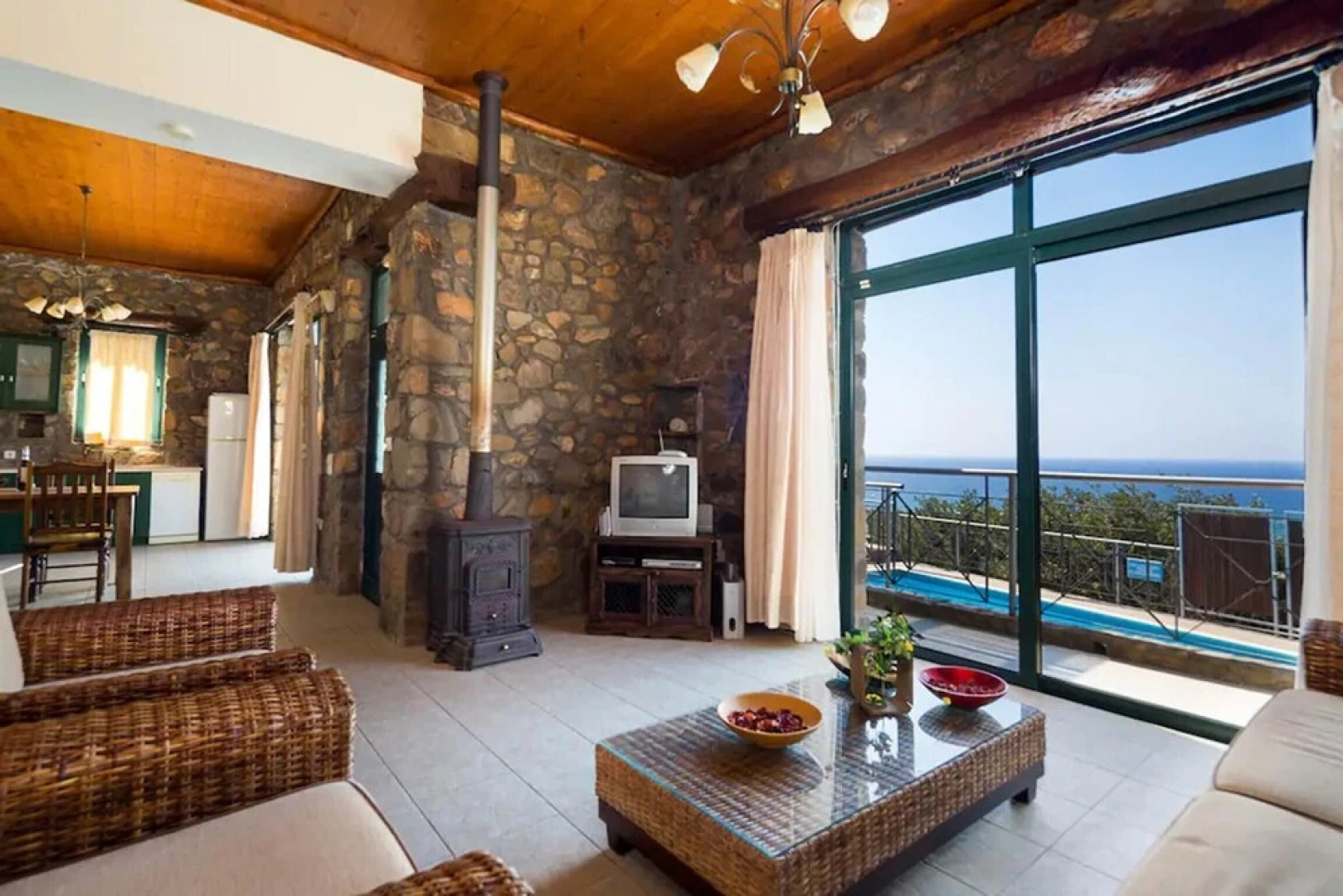 Villa Elafonisi Situated on the Edge of a Hill Just 200m Opposite the Beach