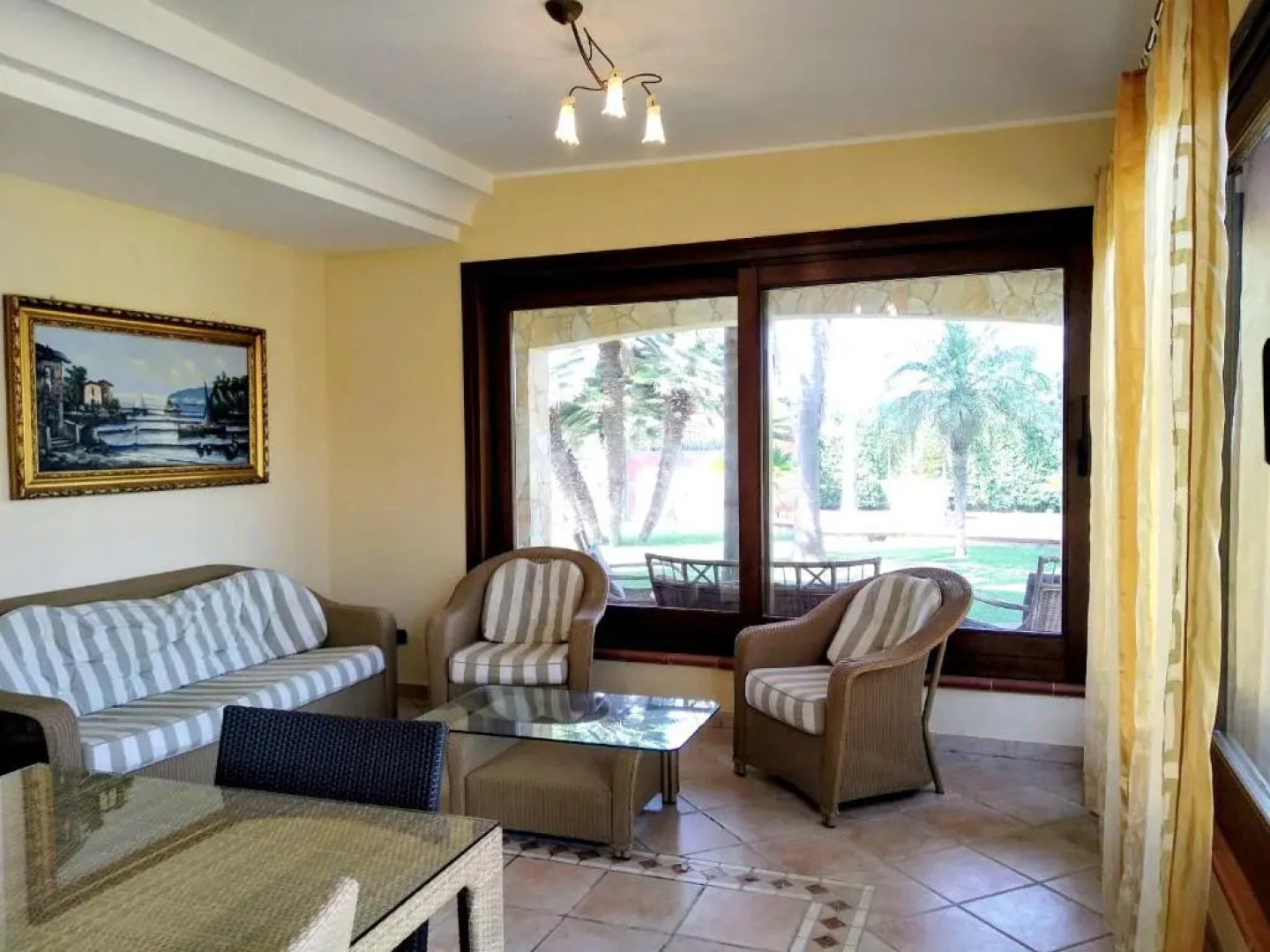 2 bedrooms appartement at Lago 400 m away from the beach with shared pool enclosed garden and wifi