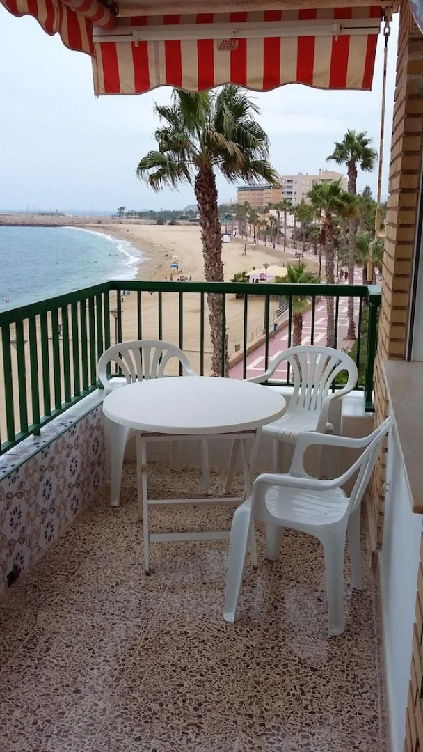 Apartment with 2 Bedrooms in Águilas, with Wonderful Sea View, Pool Access, Furnished Balcony