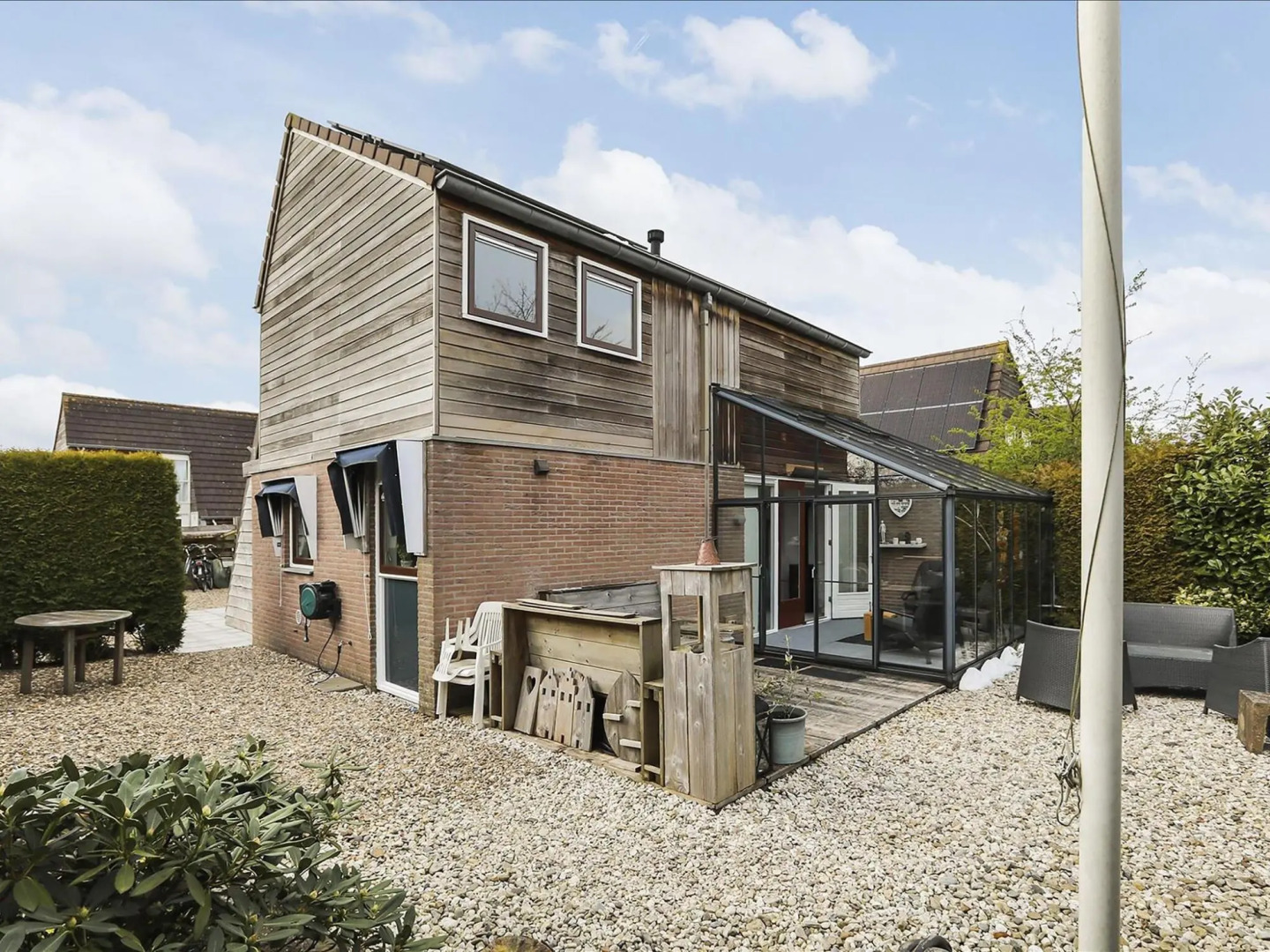 Inviting holiday home in Grou with terrace