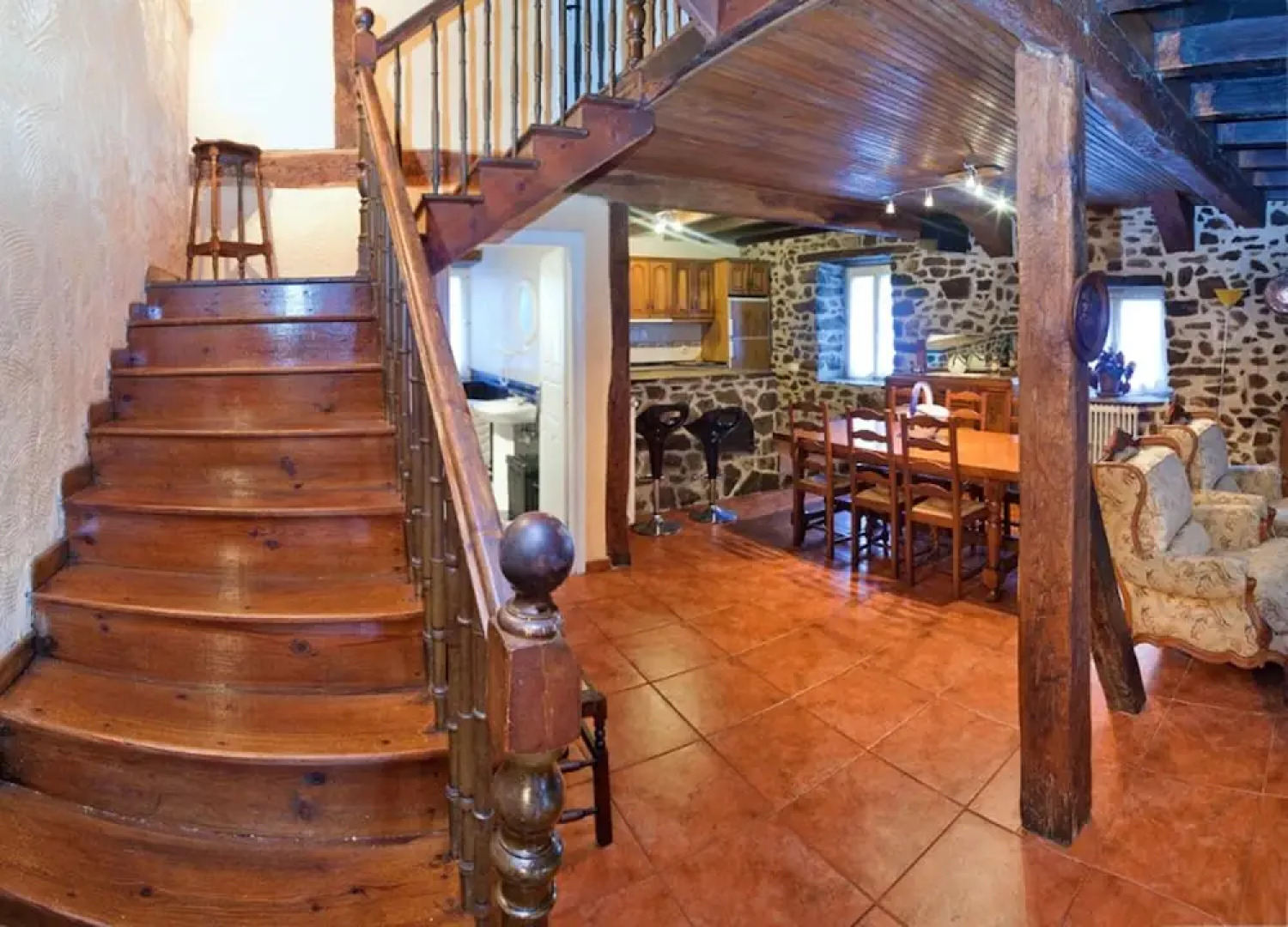 House With 4 Bedrooms in Valcarlos, With Wonderful Mountain View and E