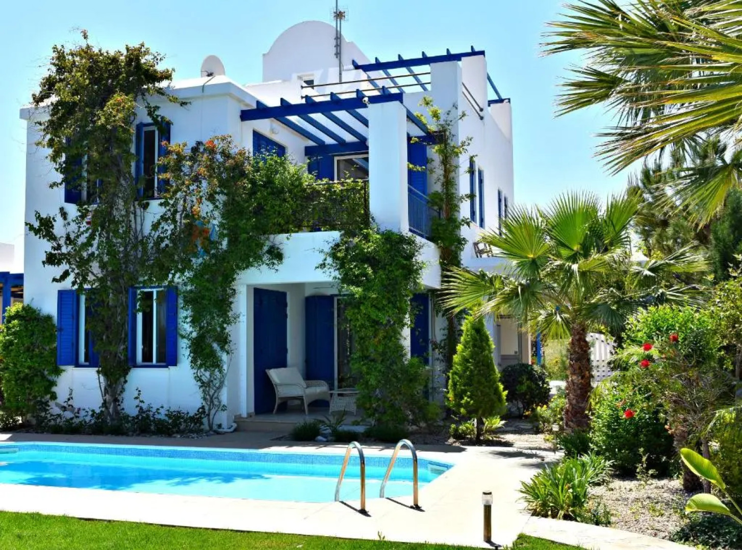 Latchi Beach Front Villa - Private Heated Pool - Amazing Uninterrupted Sea Views