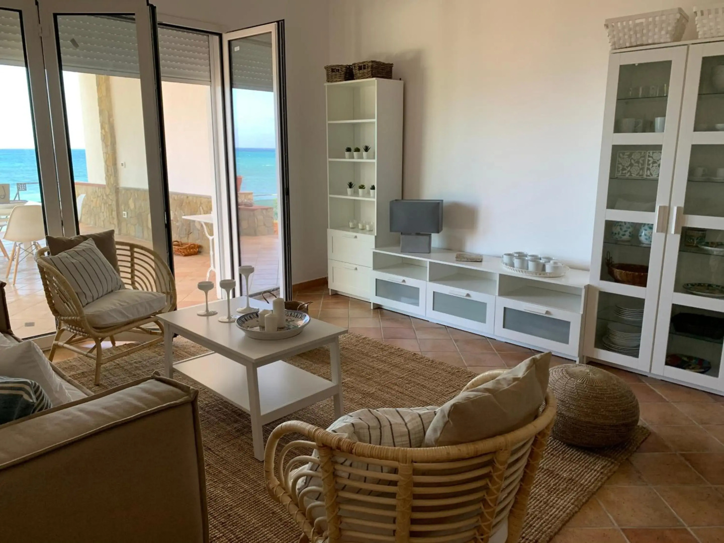 Sfondo Blu Villa sul mare