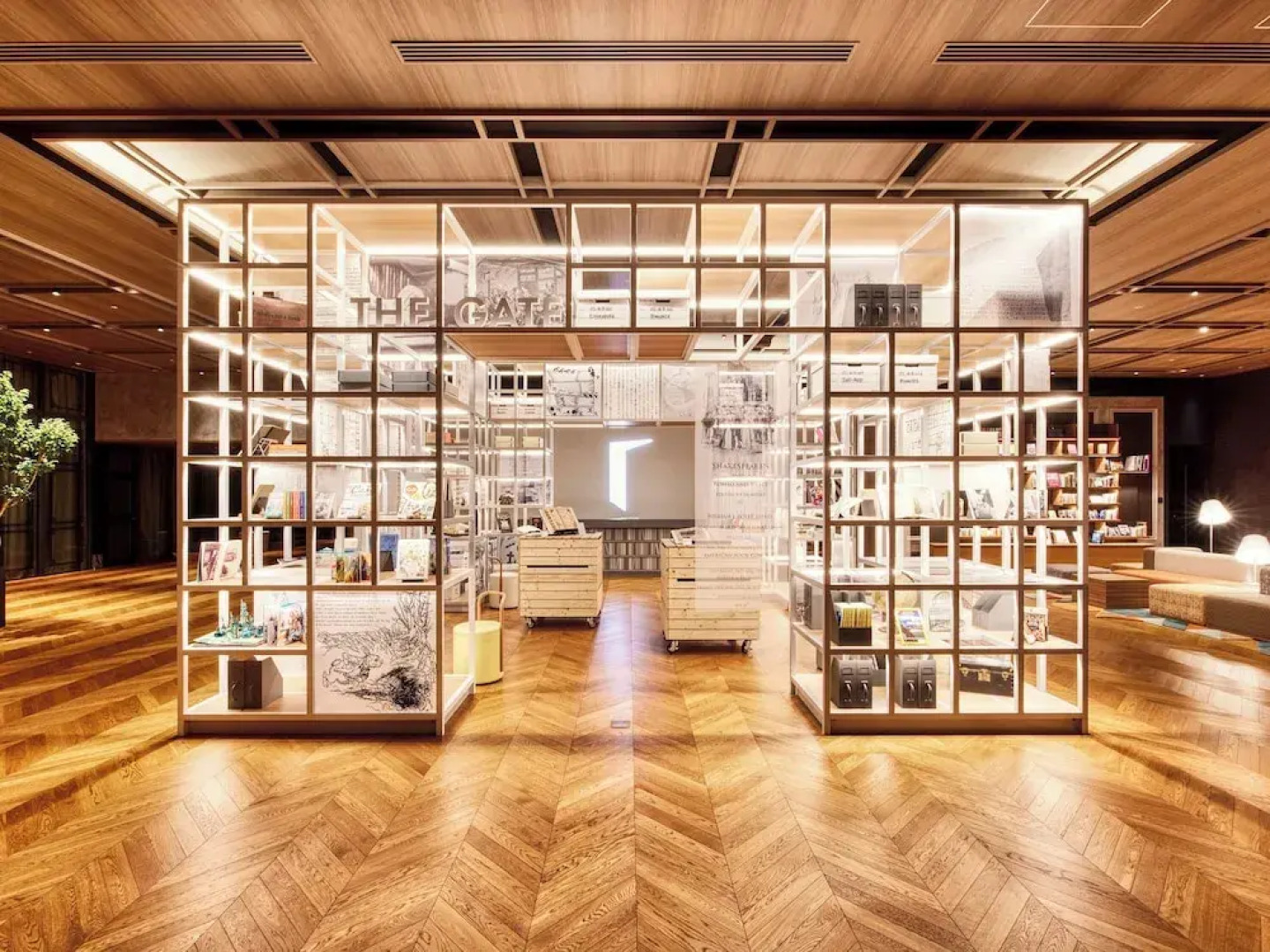 IN THE LIBRARY hotel and books TOKOROZAWA