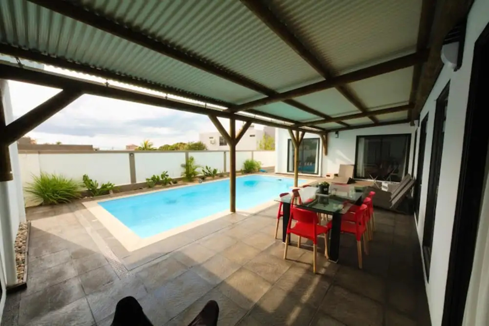 Villa with 4 Bedrooms in Pointe Aux Sables, Port Louis, with Private Pool, Enclosed Garden And Wifi - 800 M From the Beach