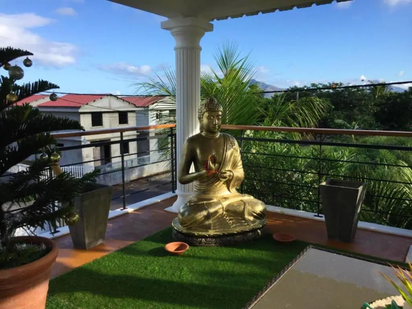 2 bedrooms villa with sea view private pool and jacuzzi at La Gaulette 6 km away from the beach