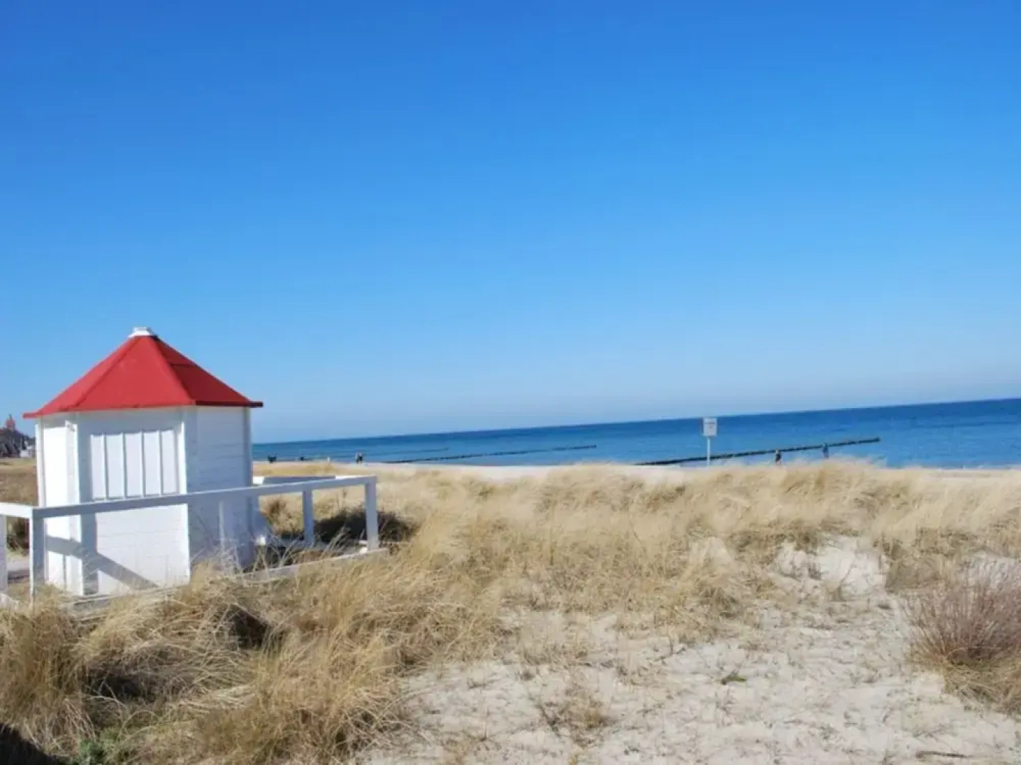 Log Cabin Near Baltic Sea Lighthouse
