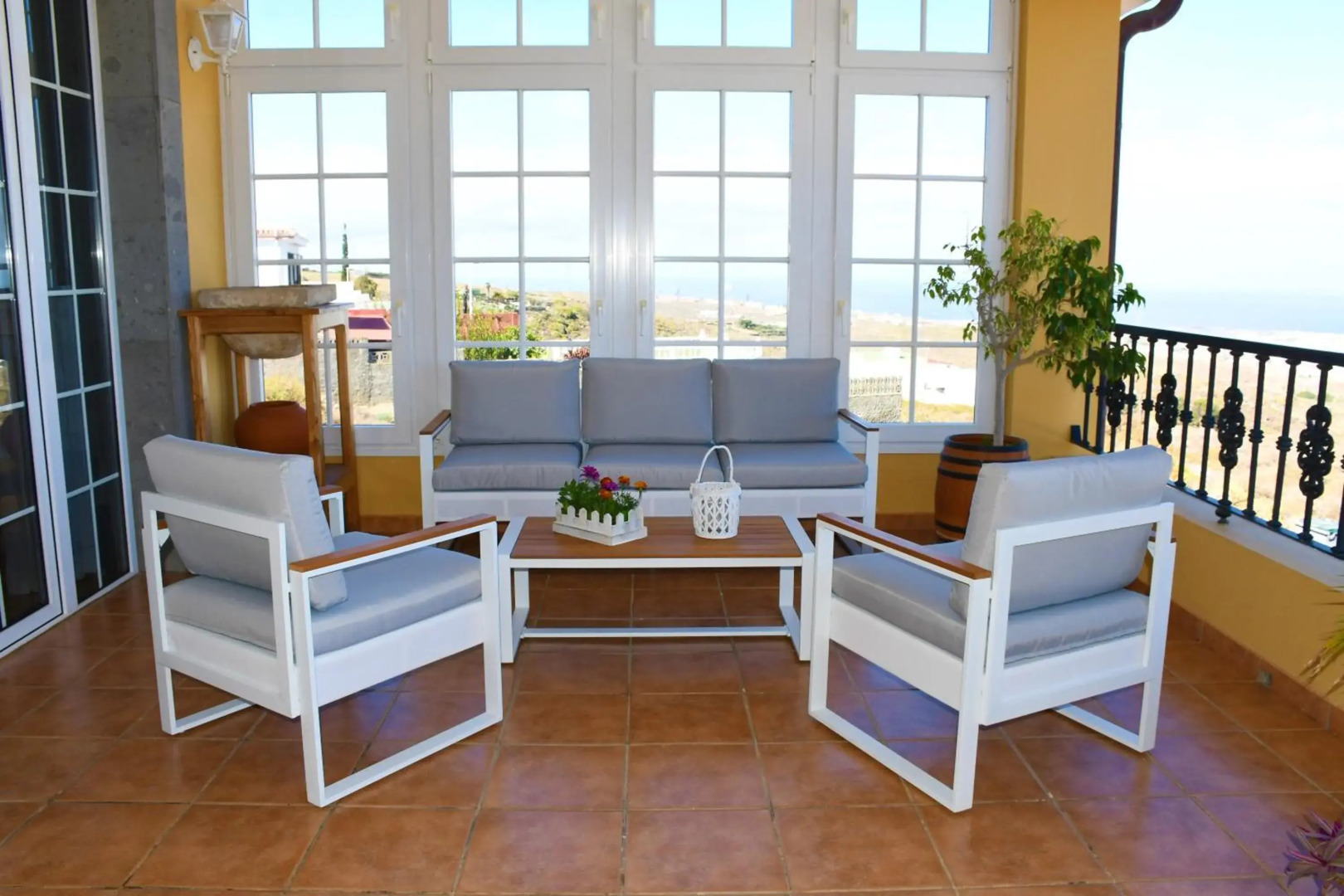 Pedro's house with fantastic views