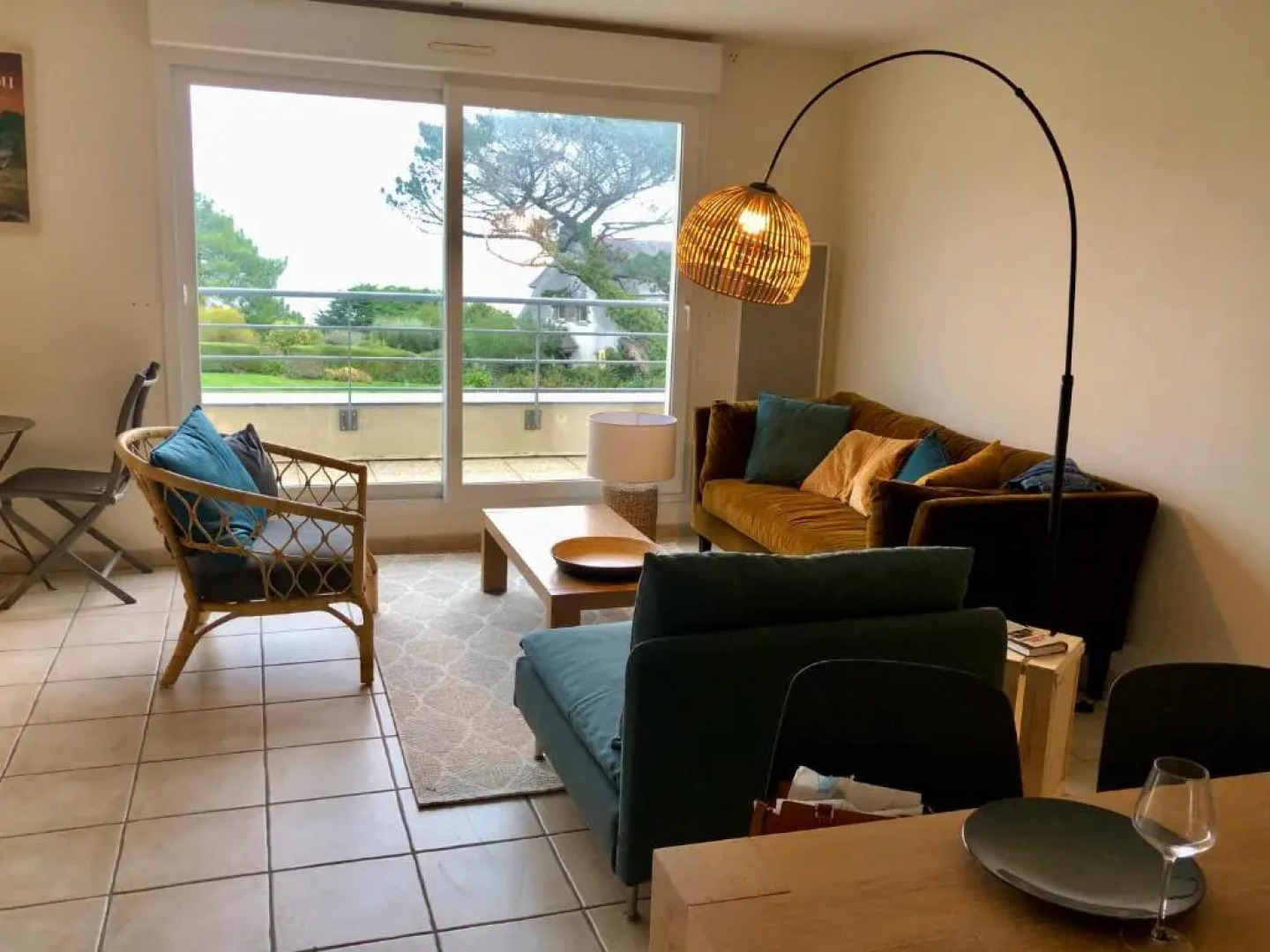 Appartement vue mer à 100m de la plage au centre de Carantec