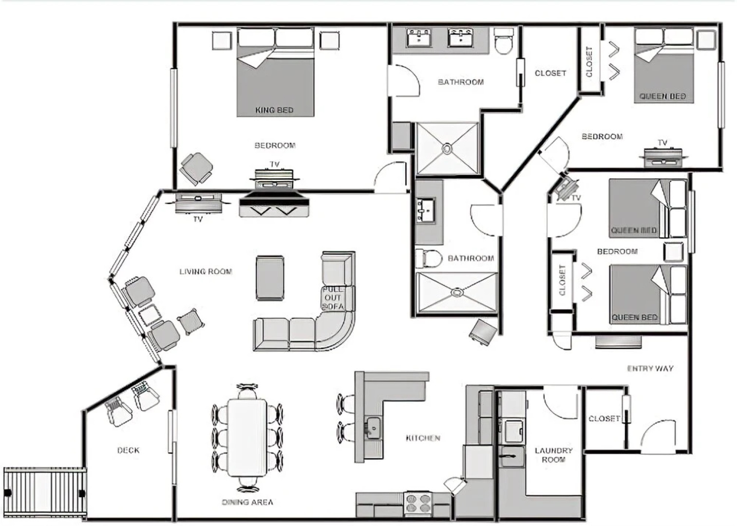 Copperwood #12 - 3 Br Condo