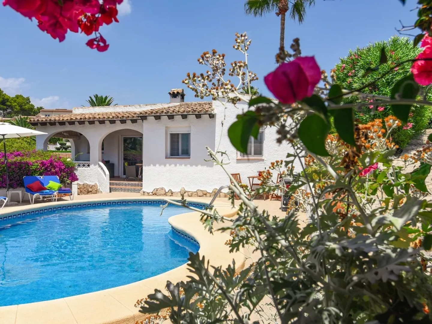Beautiful Family House in Moraira Private Swimming Pool Near the Golf Course