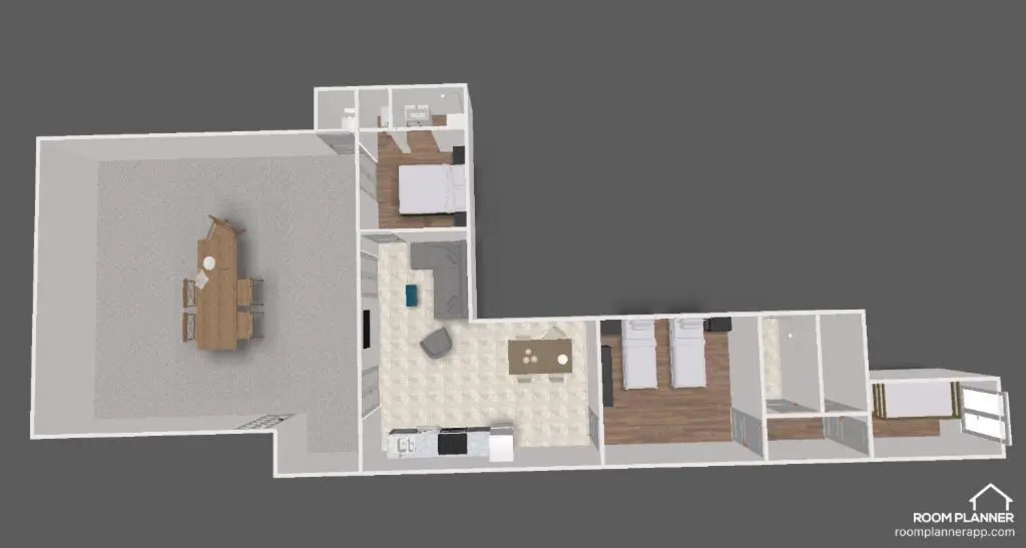 Appartement terrasse vue lac