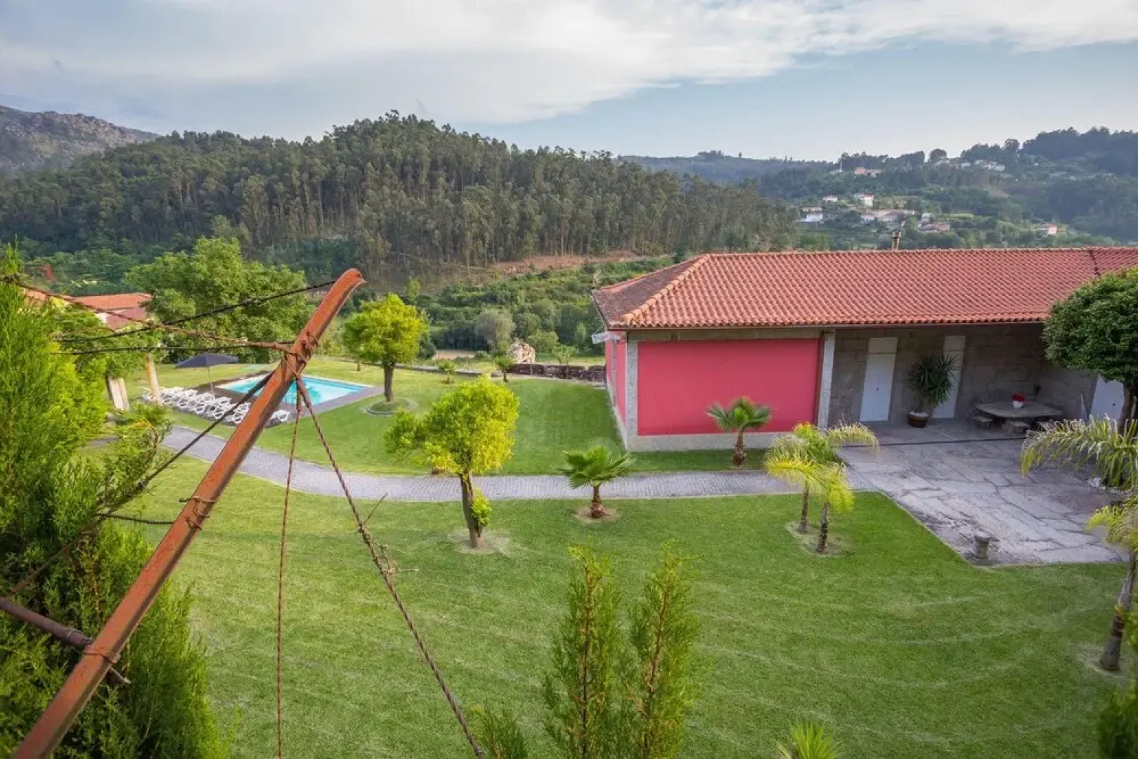 Villa with 3 bedrooms in Sobradelo da Goma with wonderful mountain view private pool enclosed garden 60 km from the beach