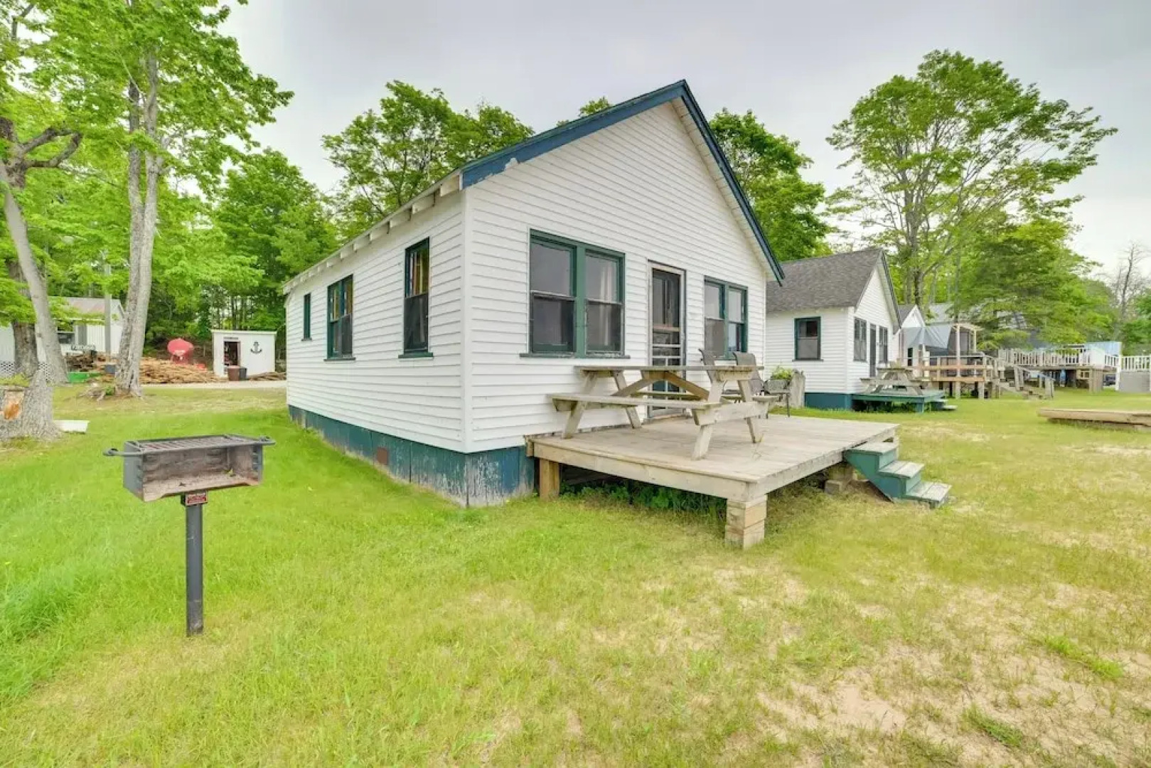 Dock & Beach Access: Lakefront Cabin in Cedarville