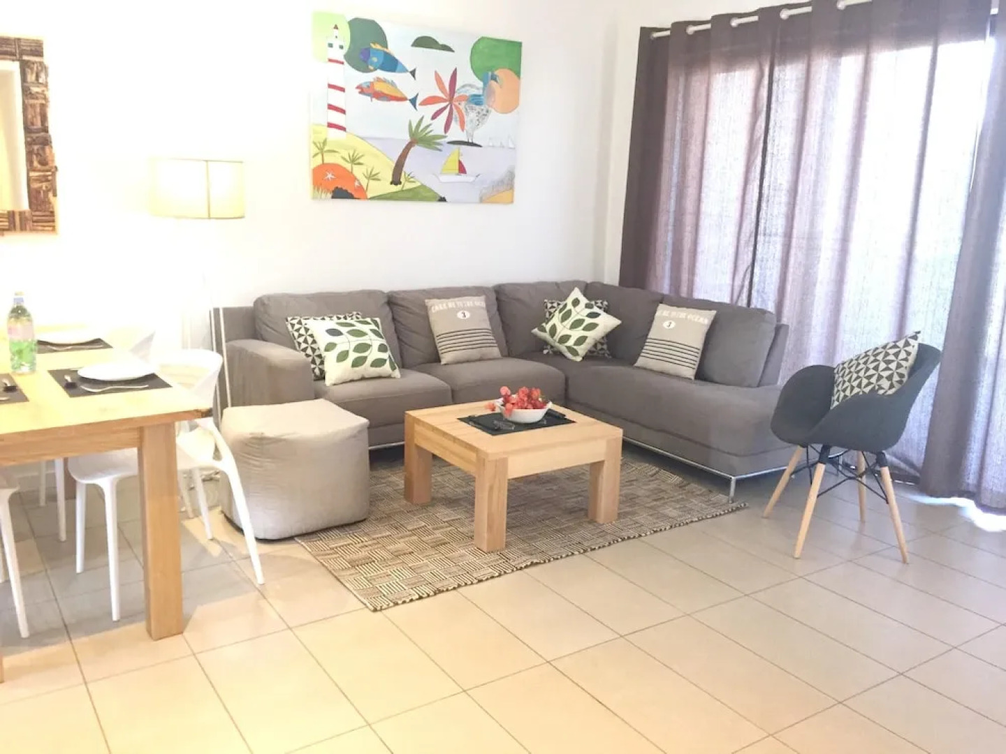 Apartment With 3 Bedrooms in Roches Noires, With Wonderful sea View, P